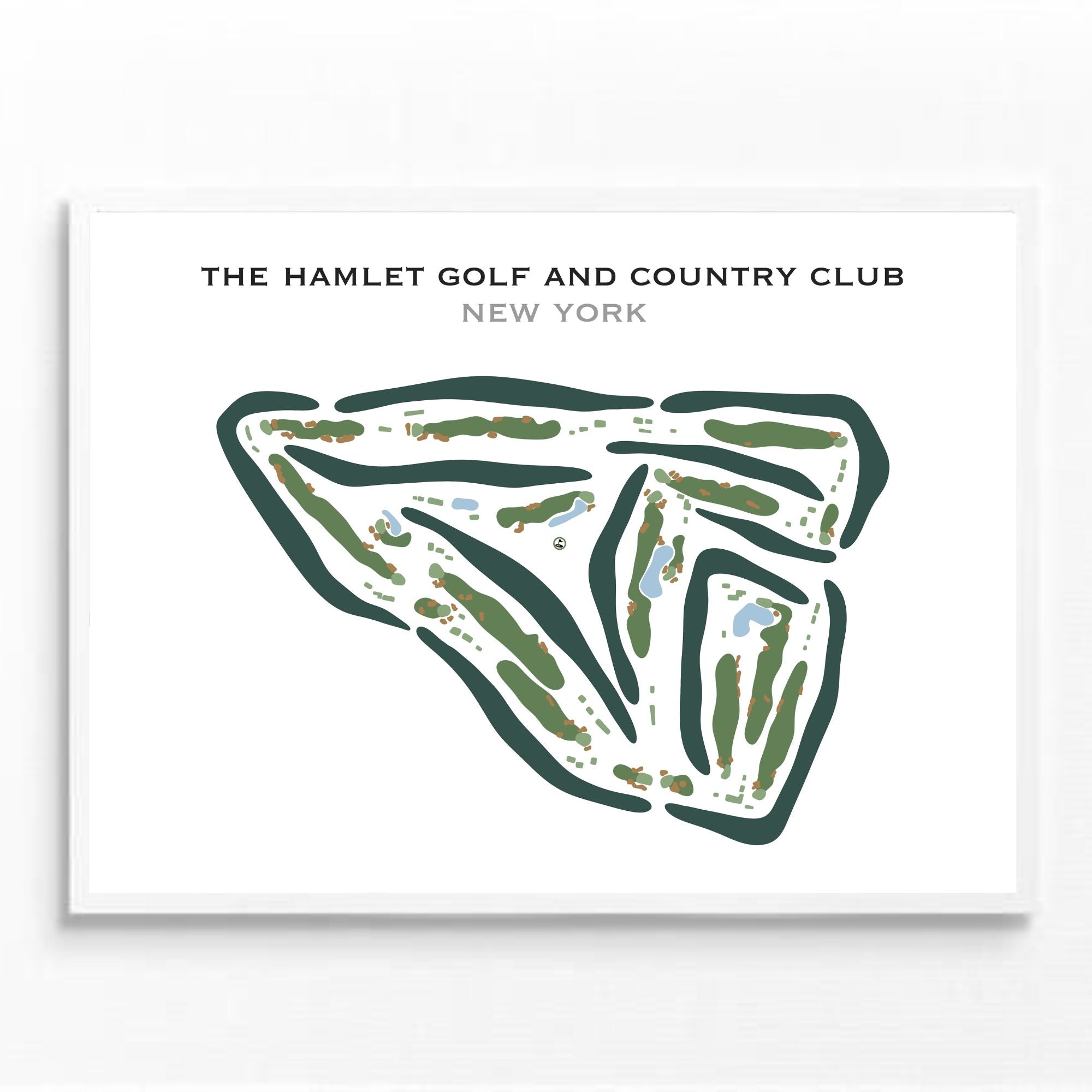 The Hamlet Golf & Country Club, New York - Printed Golf Courses