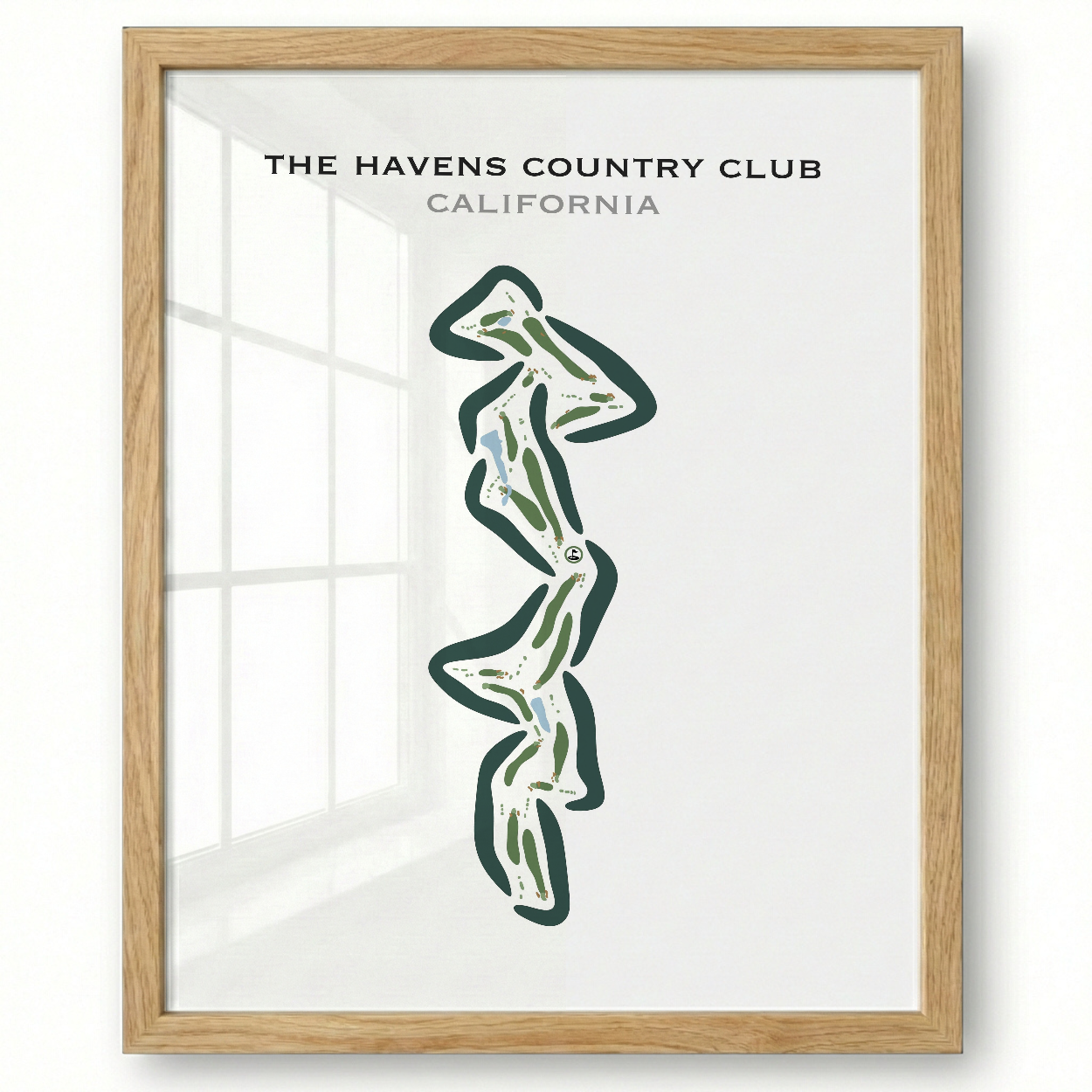 The Havens Country Club, California - Printed Golf Courses