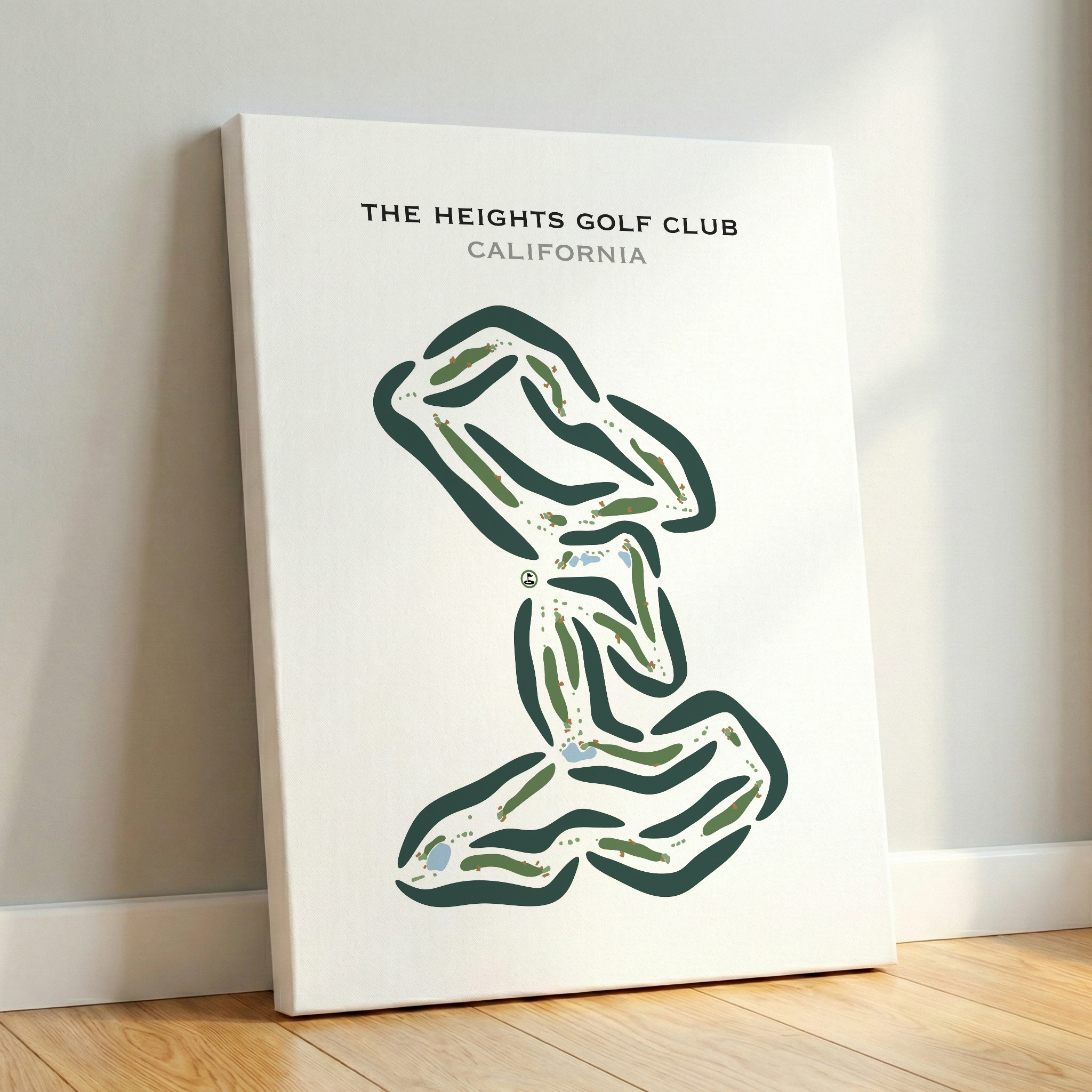 The Heights Golf Club, California - Printed Golf Courses
