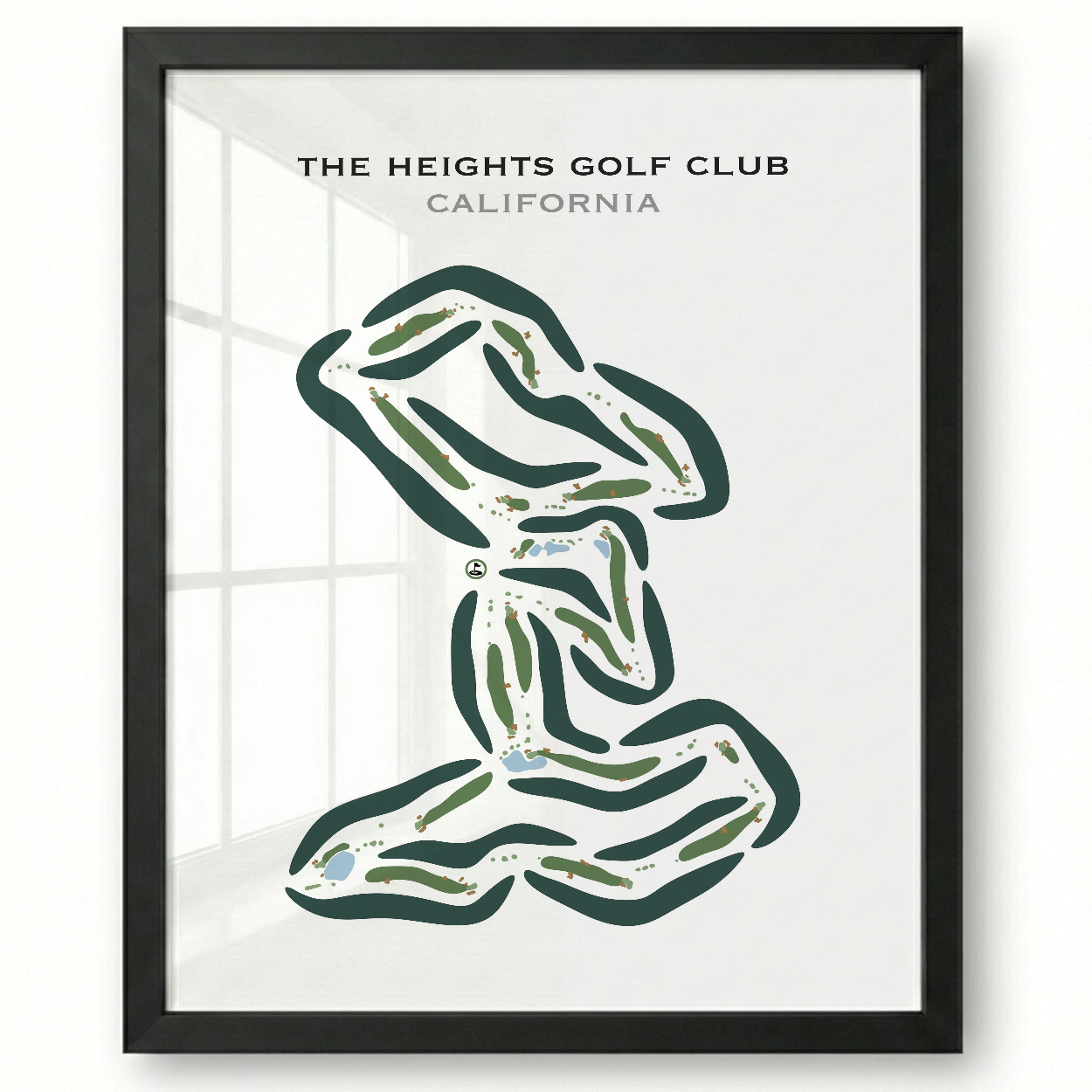 The Heights Golf Club, California - Printed Golf Courses