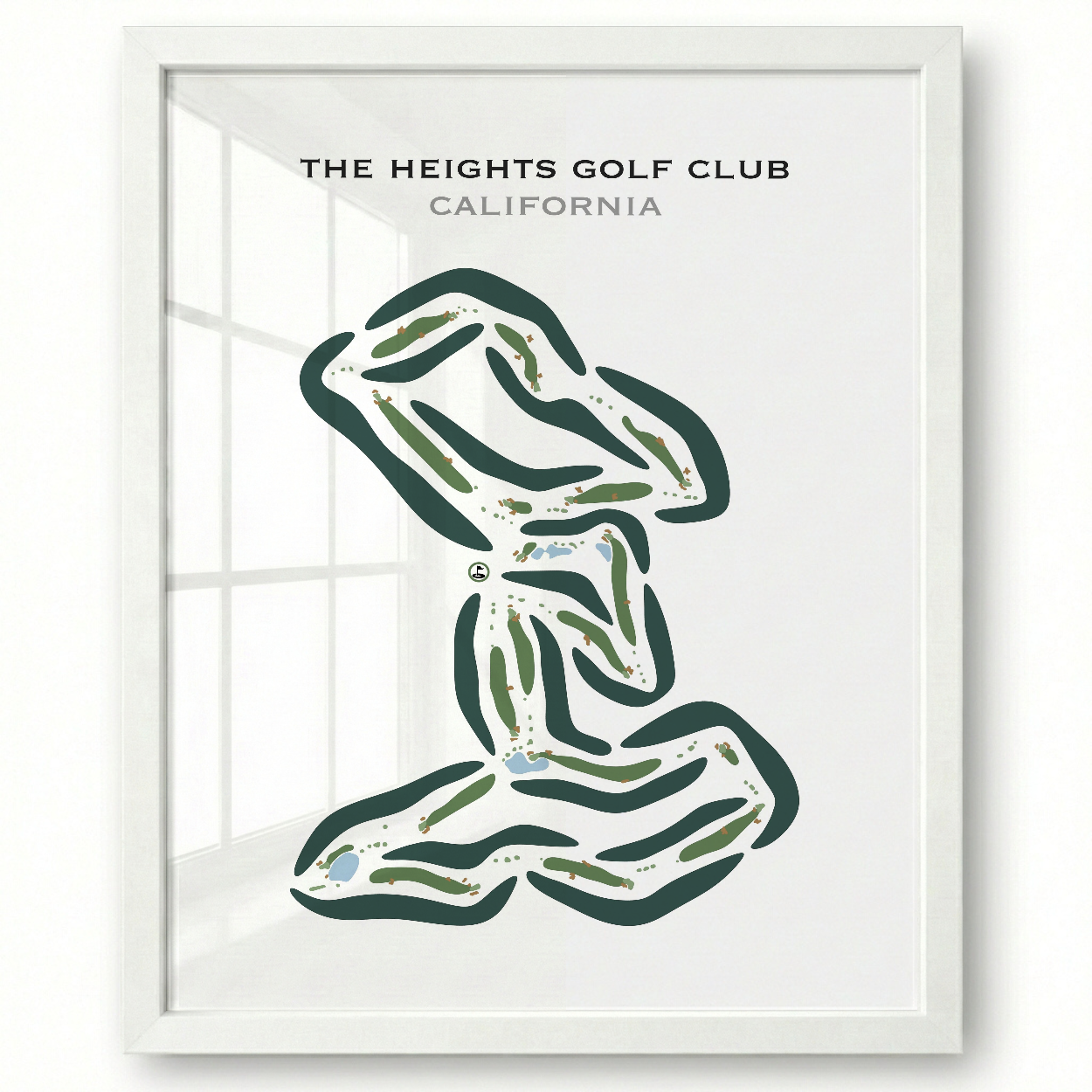 The Heights Golf Club, California - Printed Golf Courses