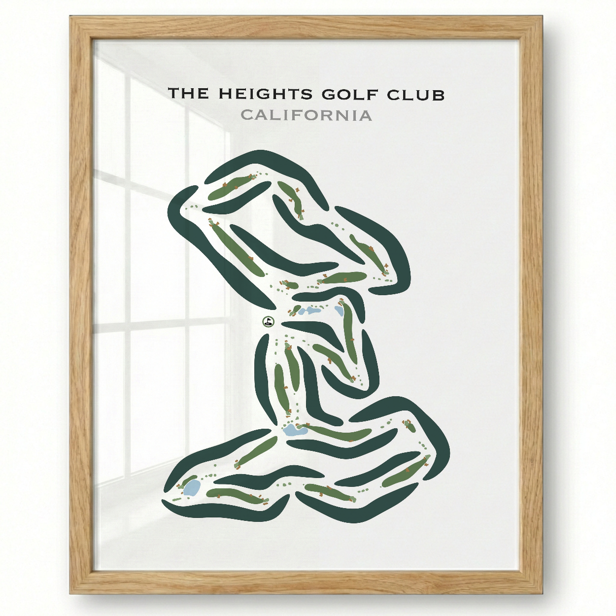 The Heights Golf Club, California - Printed Golf Courses