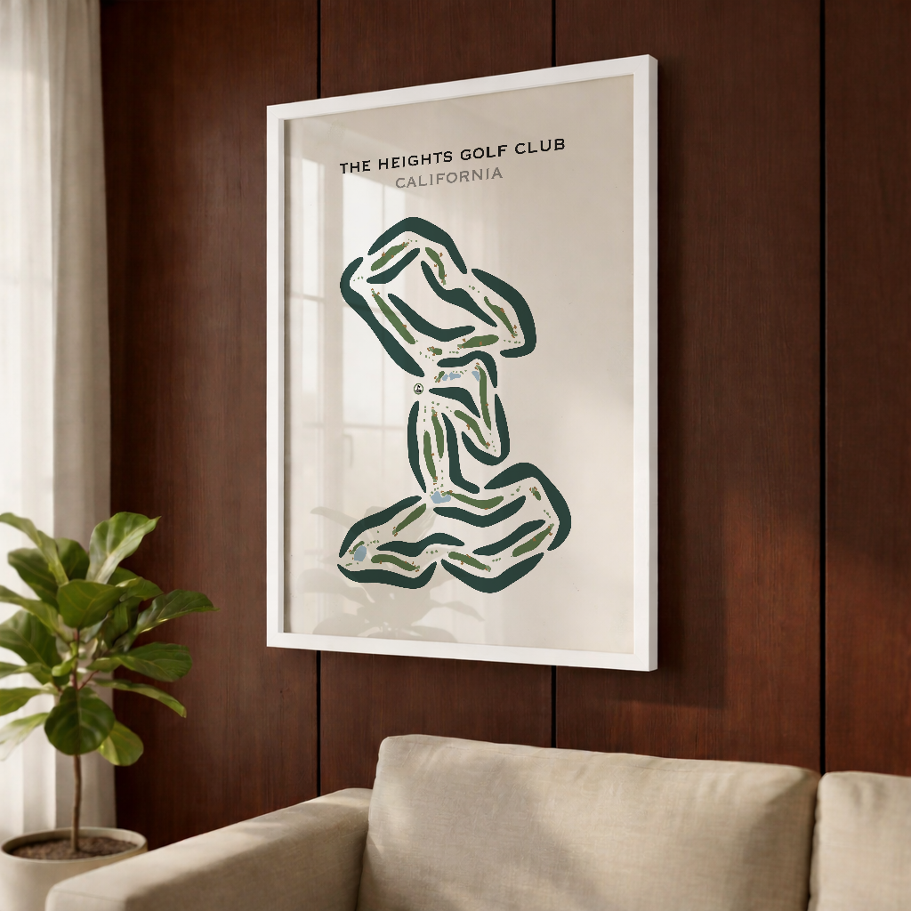 The Heights Golf Club, California - Printed Golf Courses