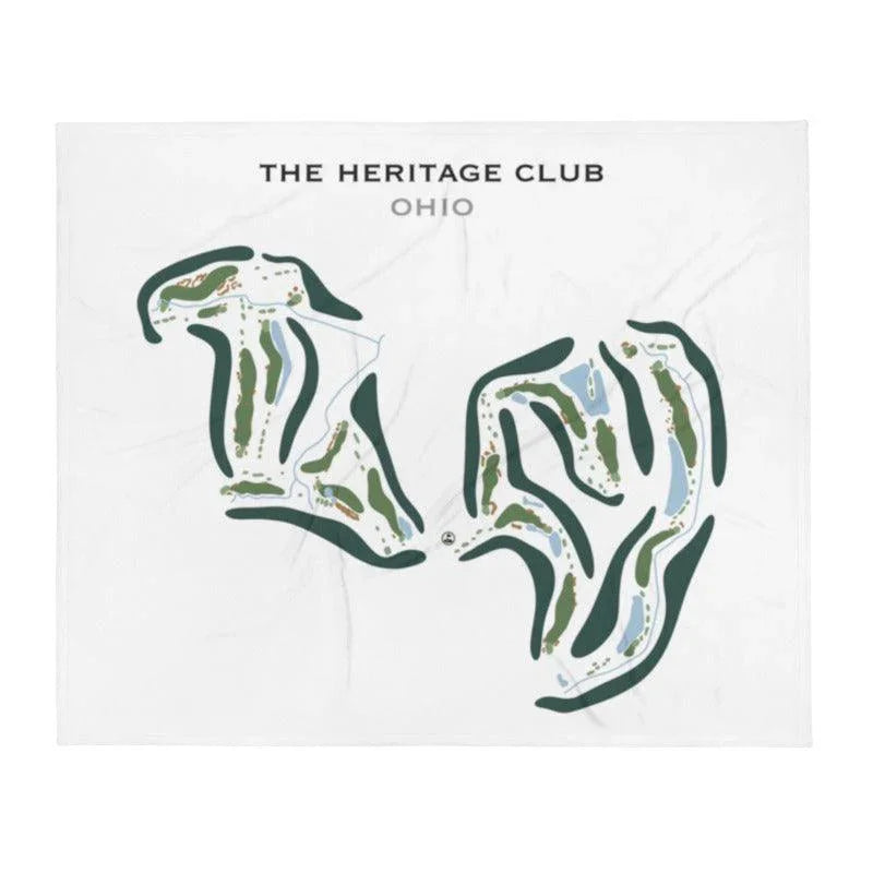 The Heritage Club, Ohio - Printed Golf Course