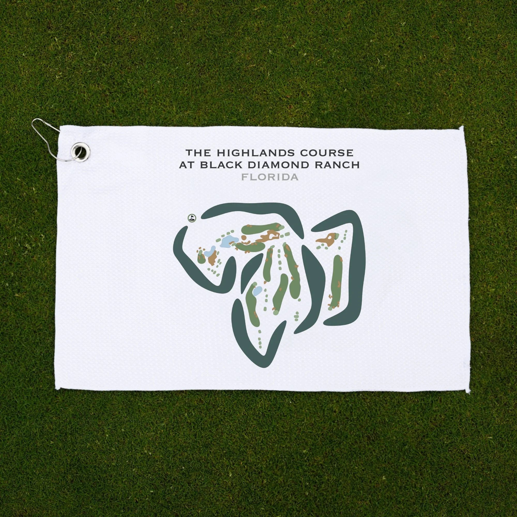 The Highlands Course at Black Diamond Ranch, Florida - Printed Golf Courses