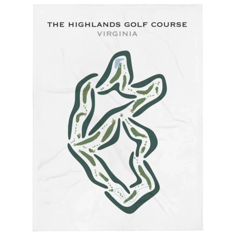 The Highlands Golf Course, Virginia - Printed Golf Courses