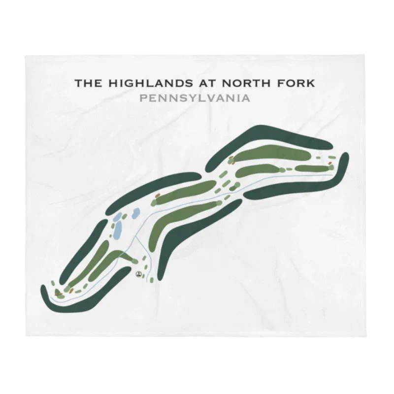 The Highlands at North Fork, Pennsylvania - Printed Golf Courses