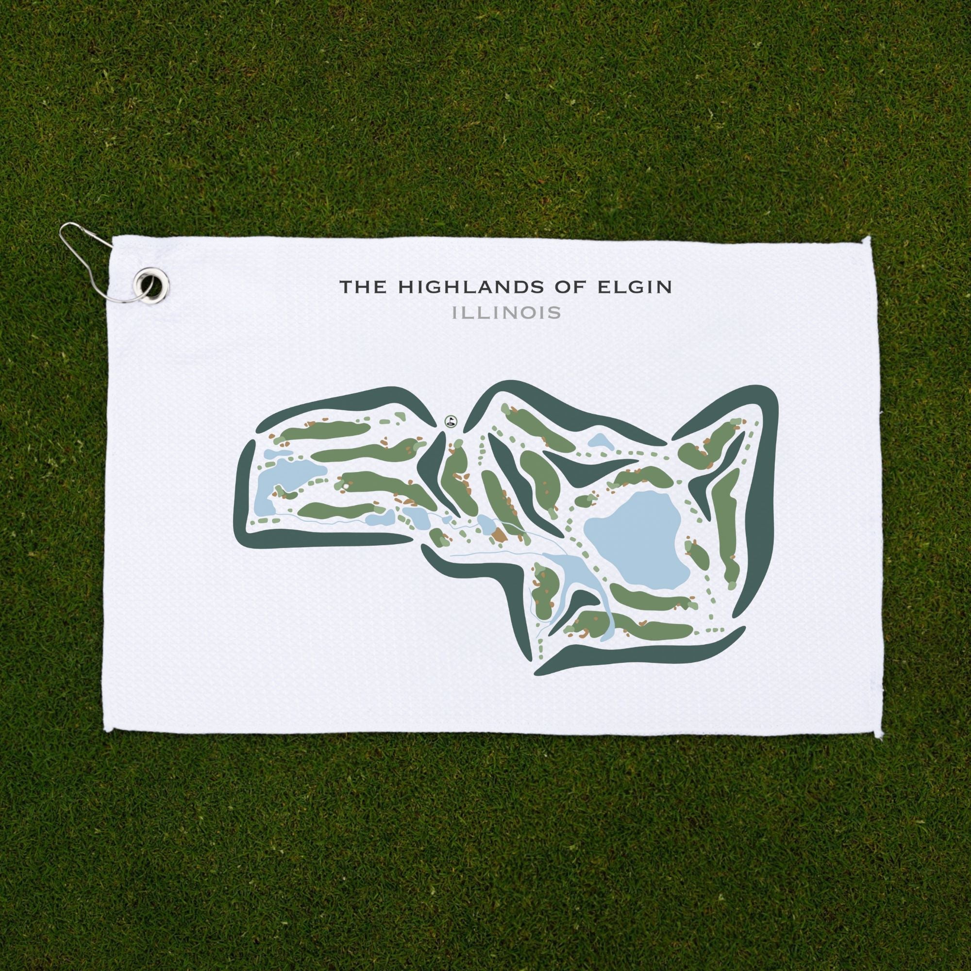 The Highlands of Elgin, Illinois - Printed Golf Courses