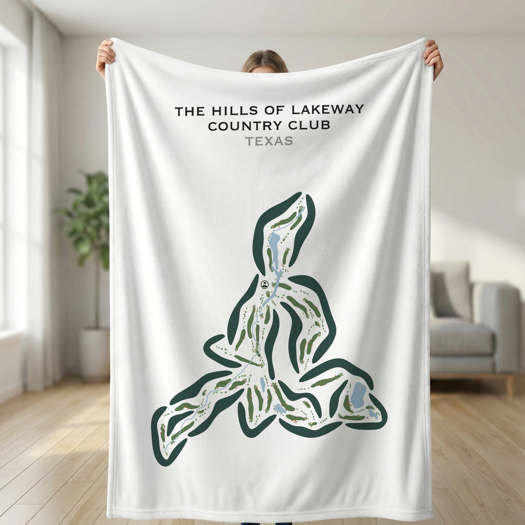 The Hills of Lakeway Country Club, Texas - Printed Golf Courses