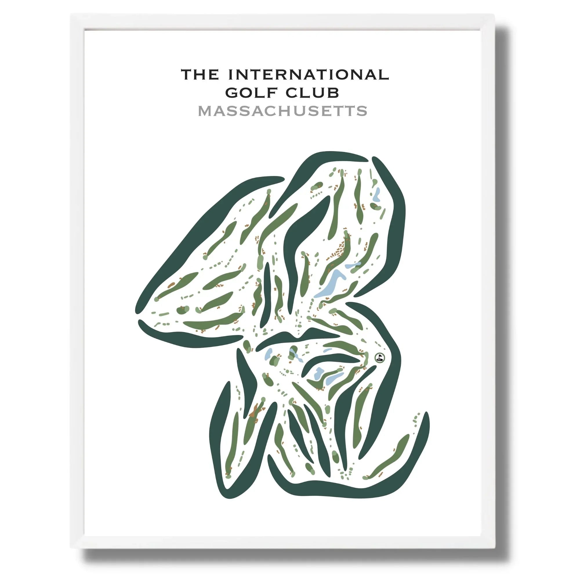The International Golf Club, Massachusetts - Printed Golf Courses