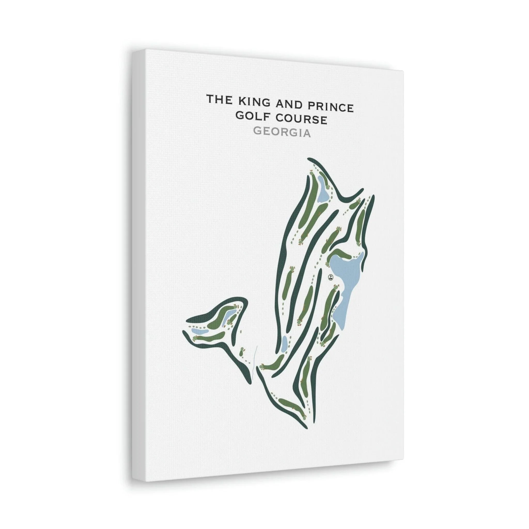 The King and Prince Golf Course, Georgia - Printed Golf Courses