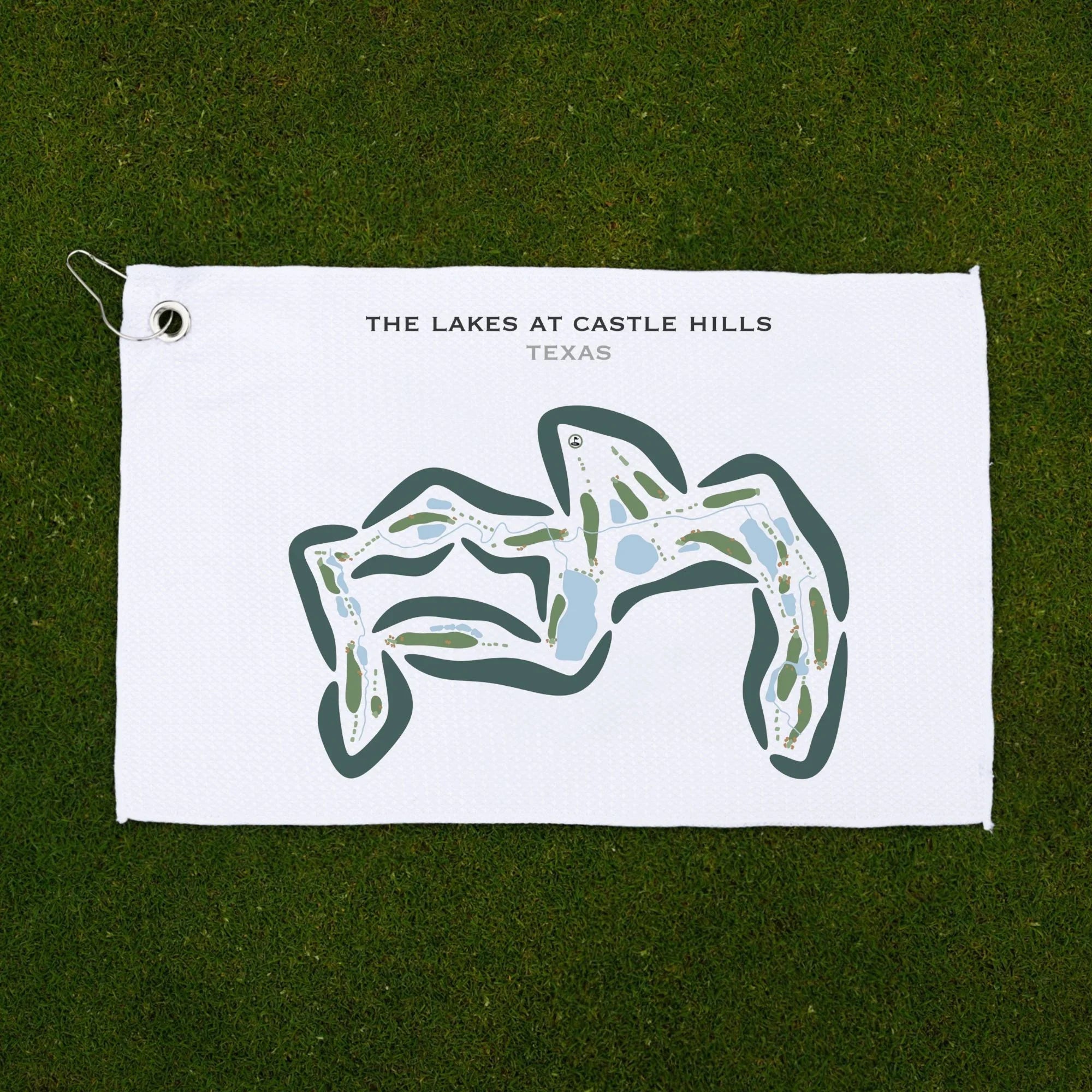 The Lakes at Castle Hills, Texas - Printed Golf Courses