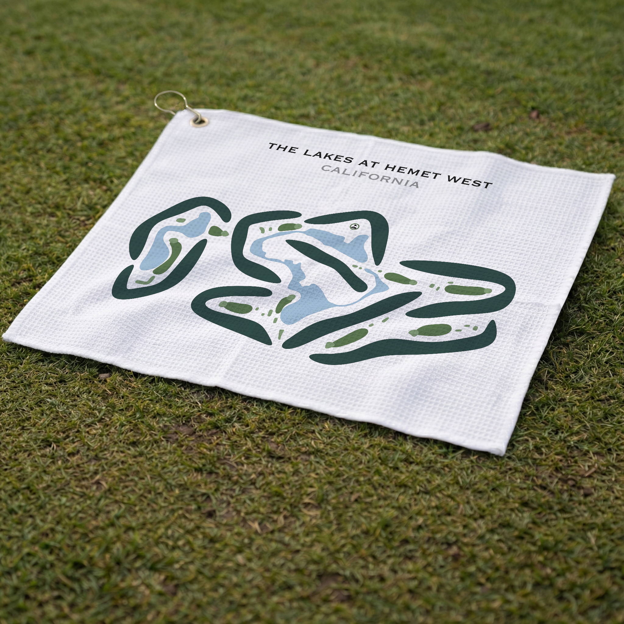 The Lakes at Hemet West, California - Printed Golf Courses