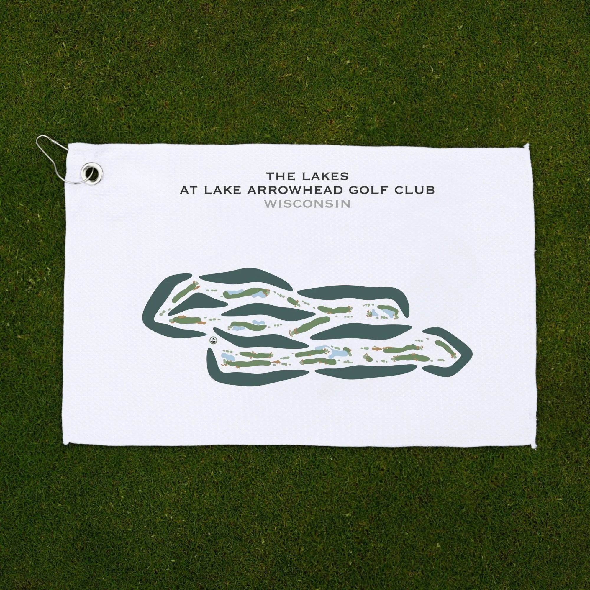 The Lakes at Lake Arrowhead Golf Club, Wisconsin - Printed Golf Courses