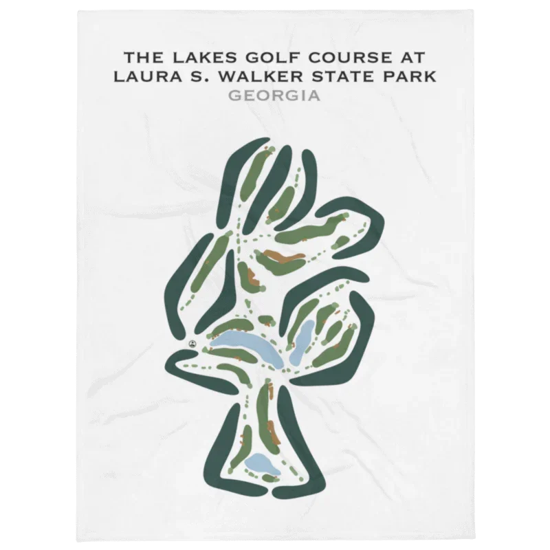The Lakes Golf Course at Laura S. Walker State Park, Georgia - Printed Golf Courses
