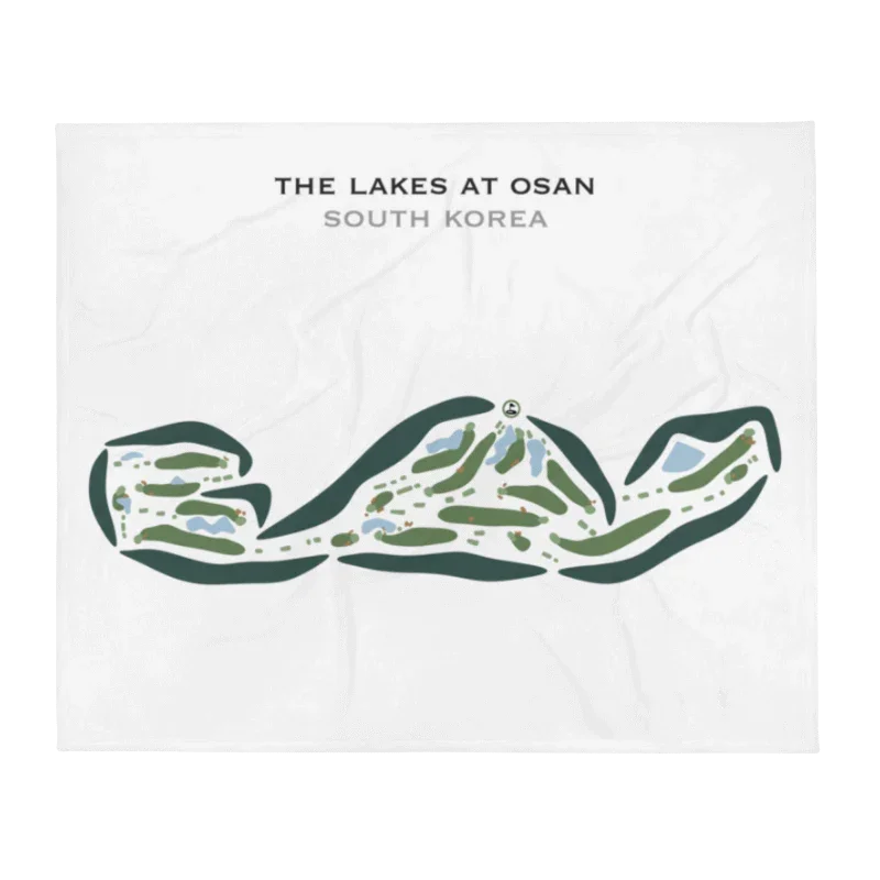 The Lakes at Osan, South Korea - Printed Golf Courses