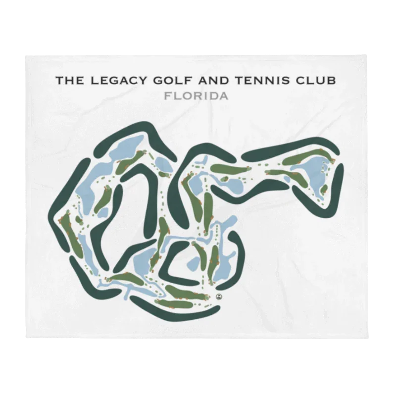 The Legacy Golf & Tennis Club, Florida - Printed Golf Courses