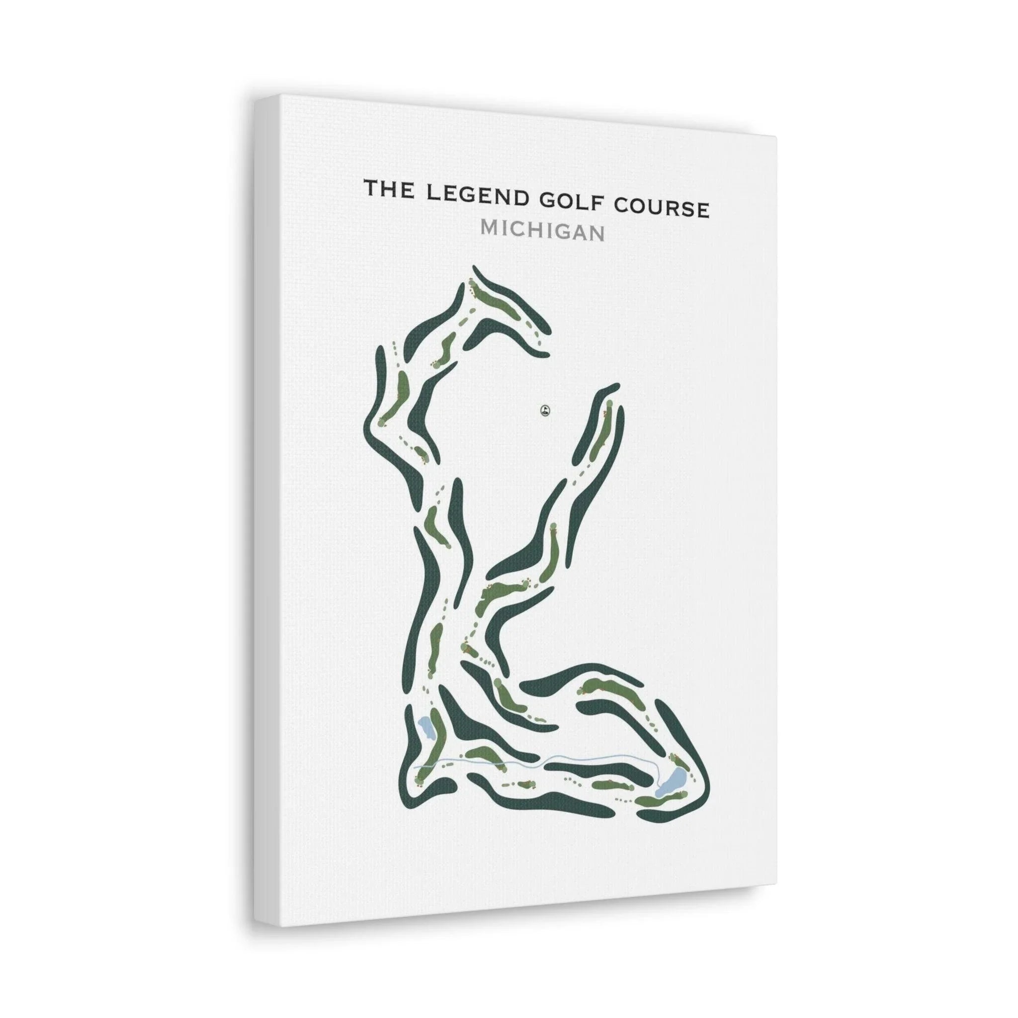 The Legend Golf Course, Michigan - Printed Golf Course