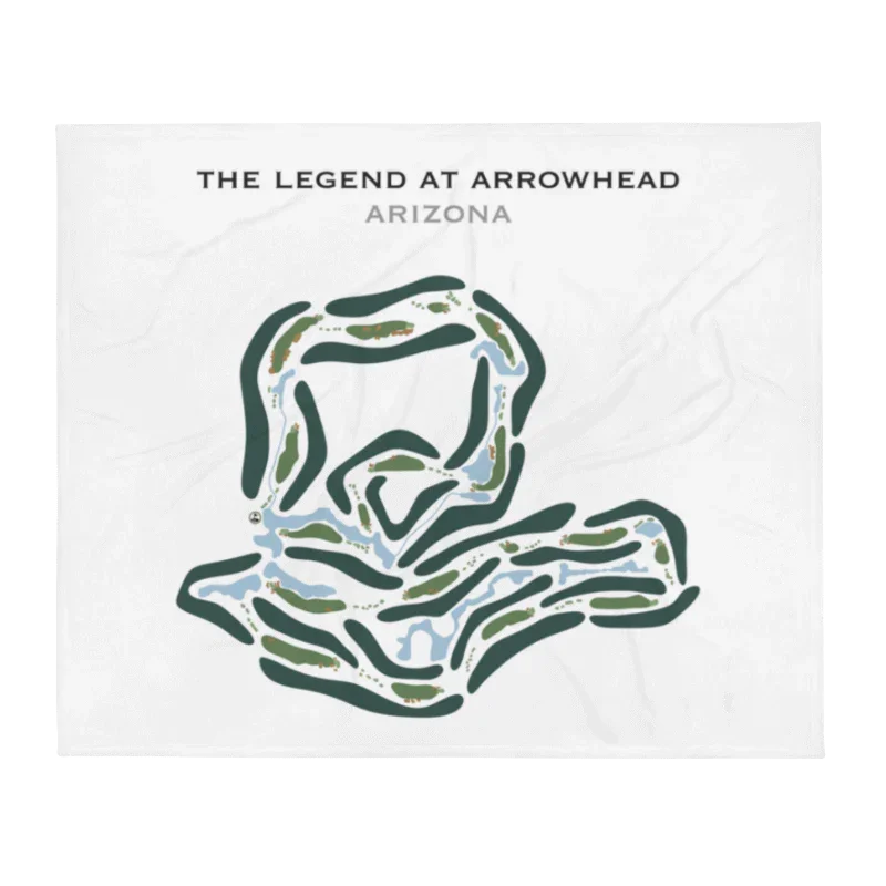 The Legend at Arrowhead, Arizona - Printed Golf Courses
