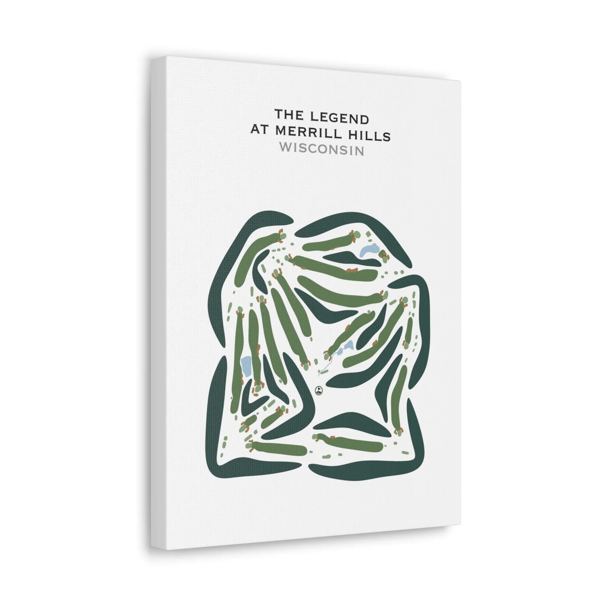 The Legend at Merrill Hills, Wisconsin - Printed Golf Courses