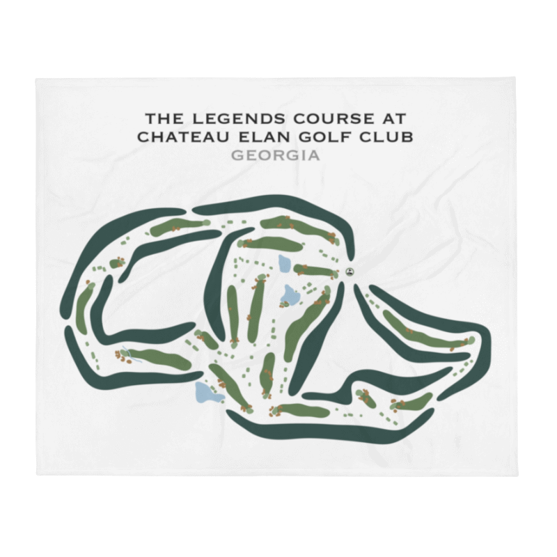 The Legends Course at Chateau Elan Golf Club, Georgia - Printed Golf Courses