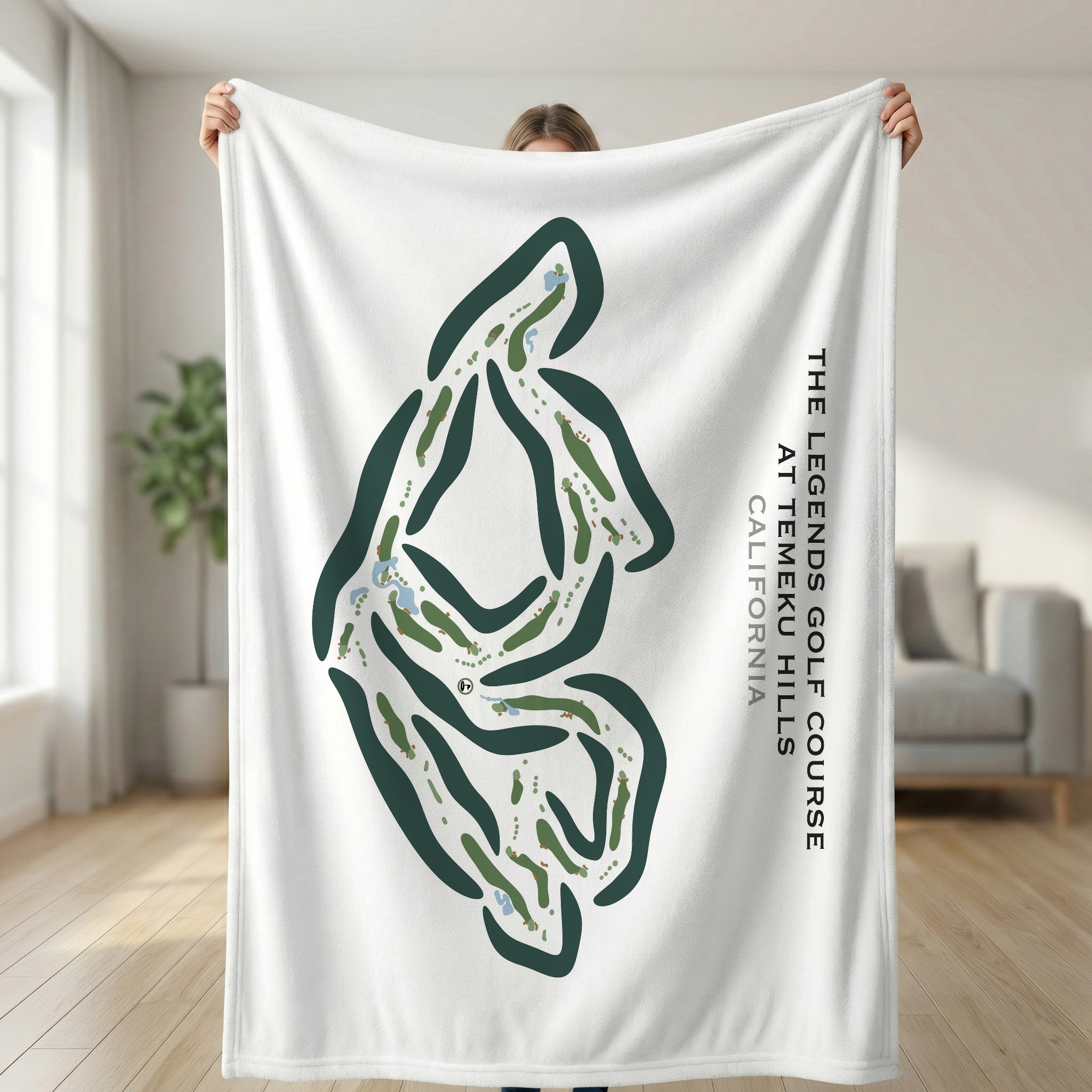 The Legends Golf Course at Temeku Hills, California - Printed Golf Courses
