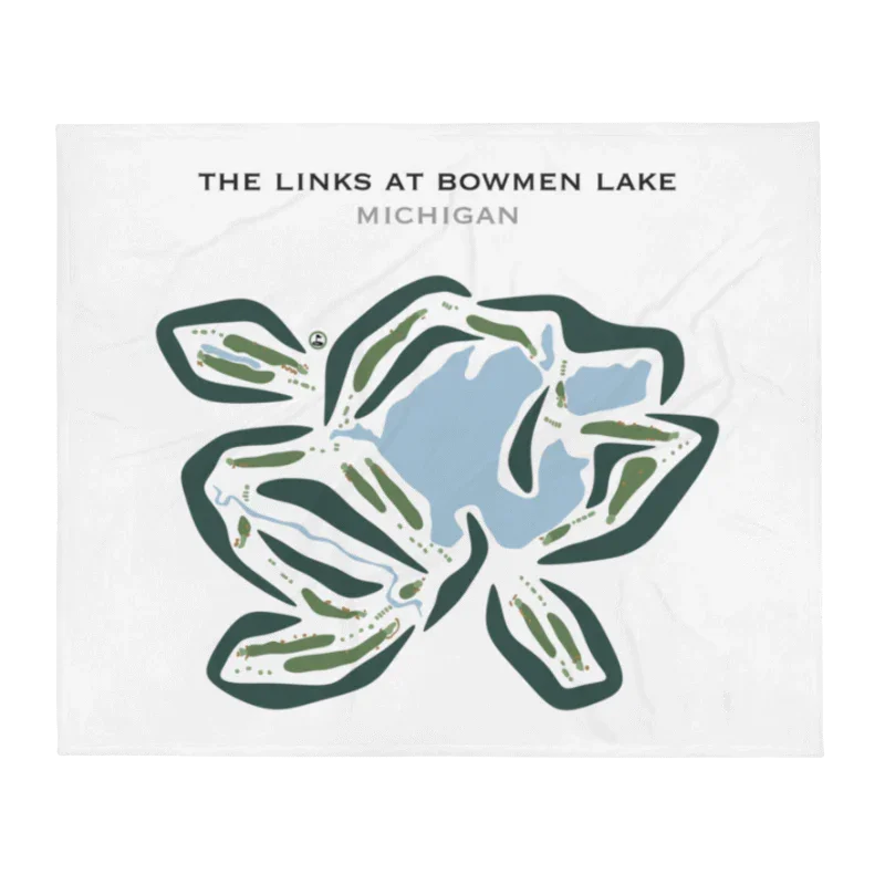 The Links At Bowmen Lake, Michigan - Printed Golf Courses