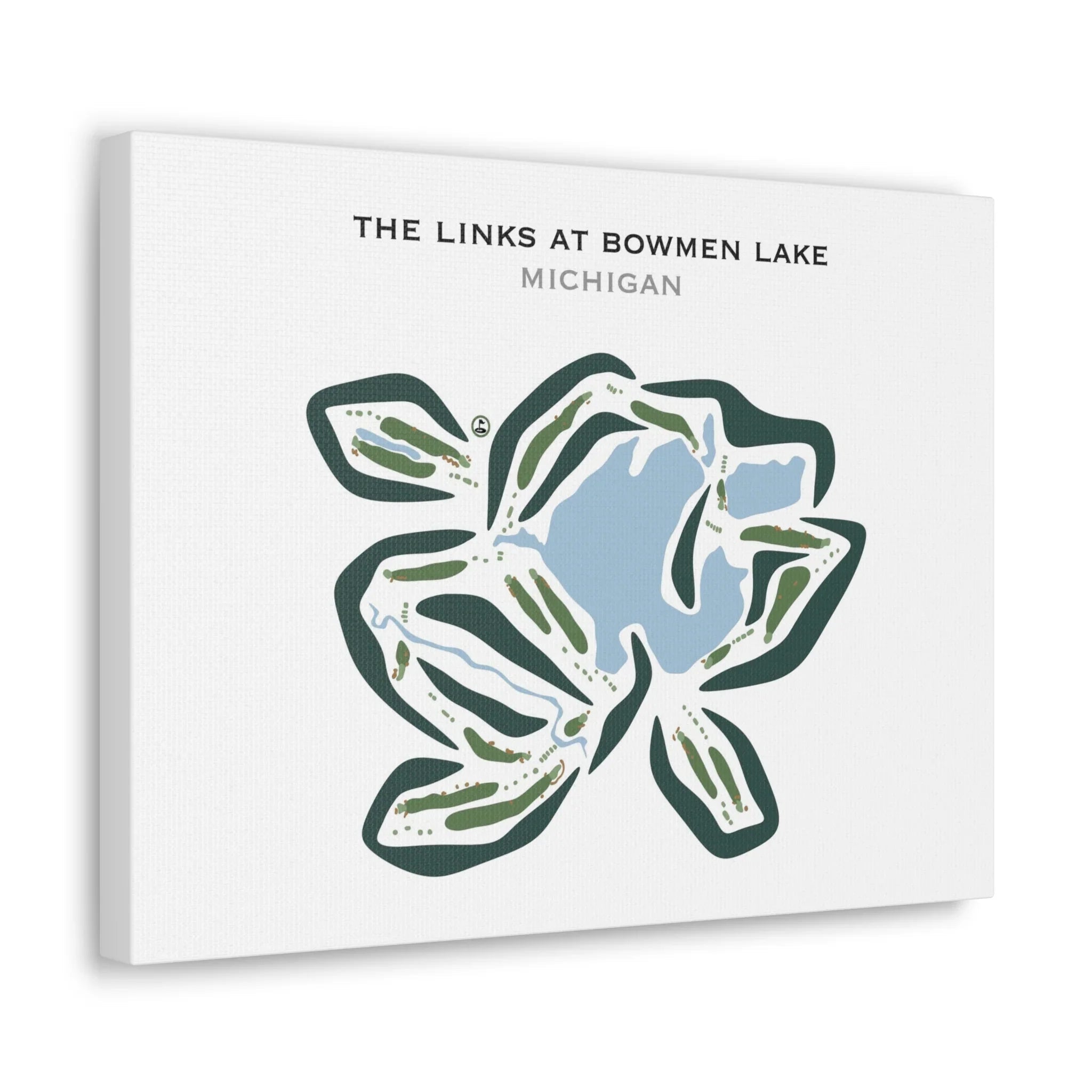The Links At Bowmen Lake, Michigan - Printed Golf Courses