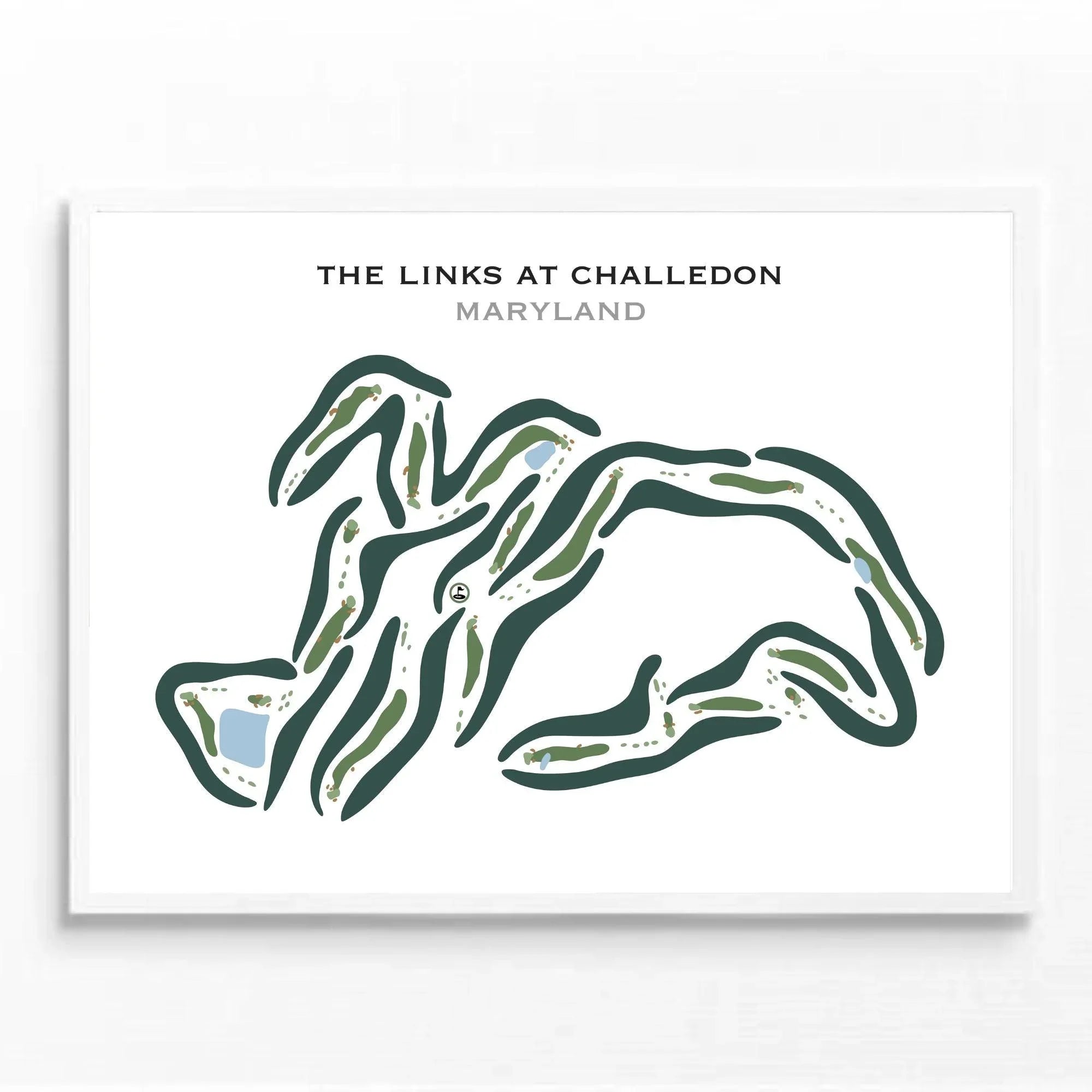 The Links at Challedon, Maryland - Printed Golf Courses