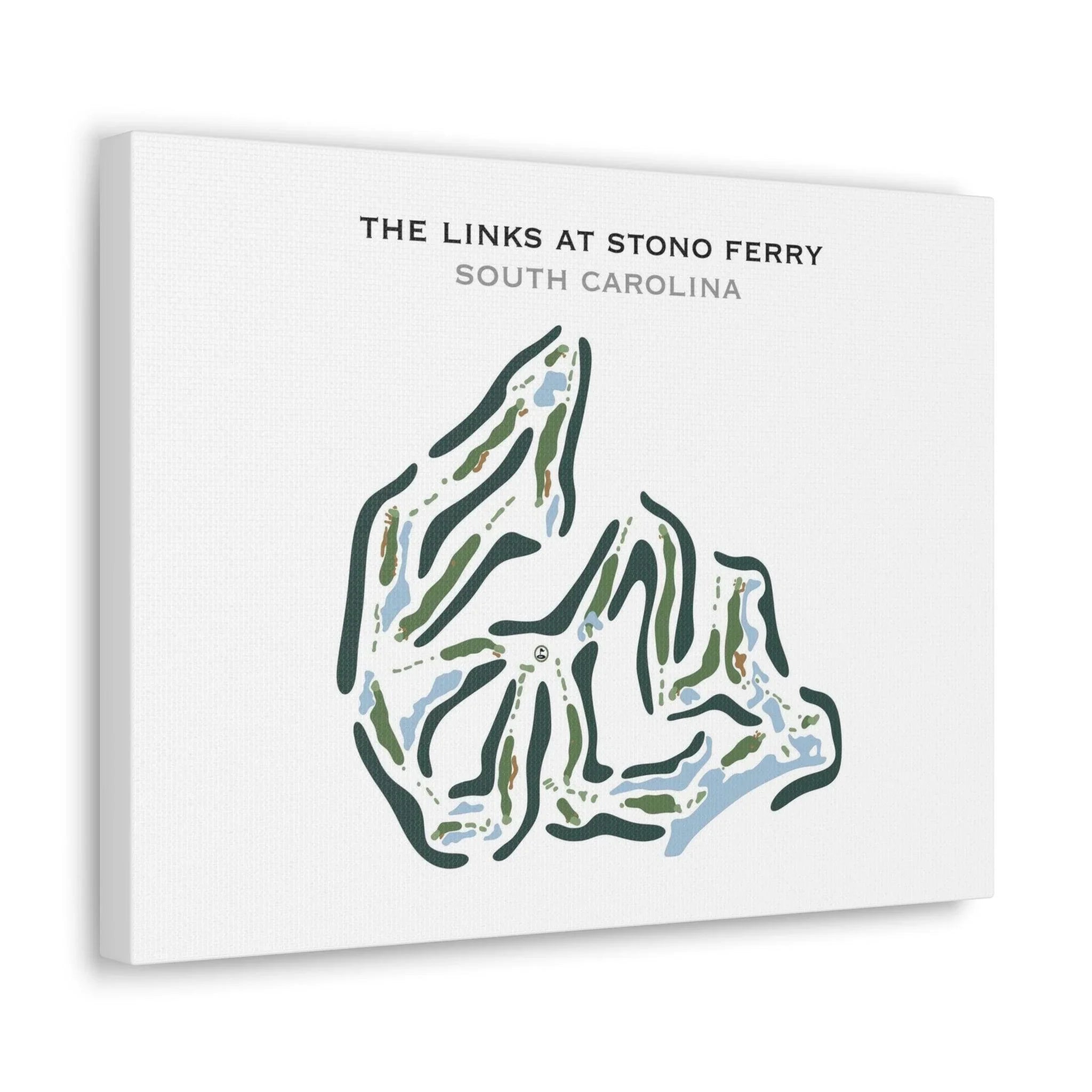 Links At Stono Ferry, South Carolina - Printed Golf Course