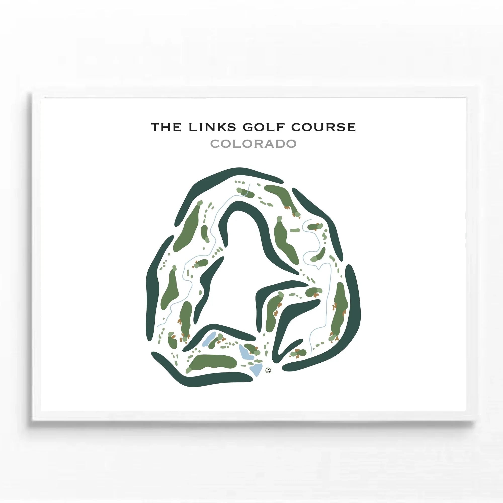 The Links Golf Course, Colorado - Printed Golf Course