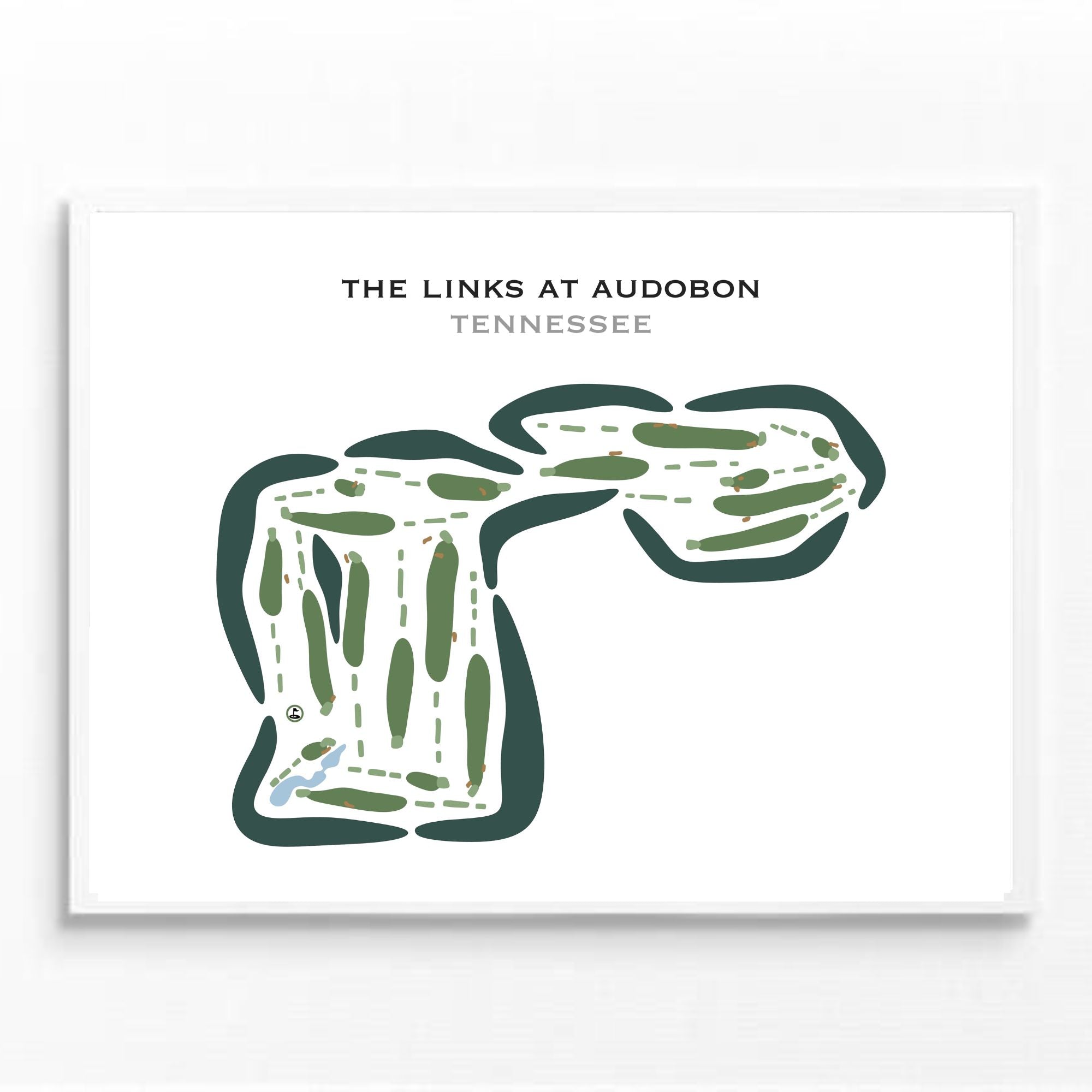 The Links at Audubon, Tennessee - Printed Golf Courses