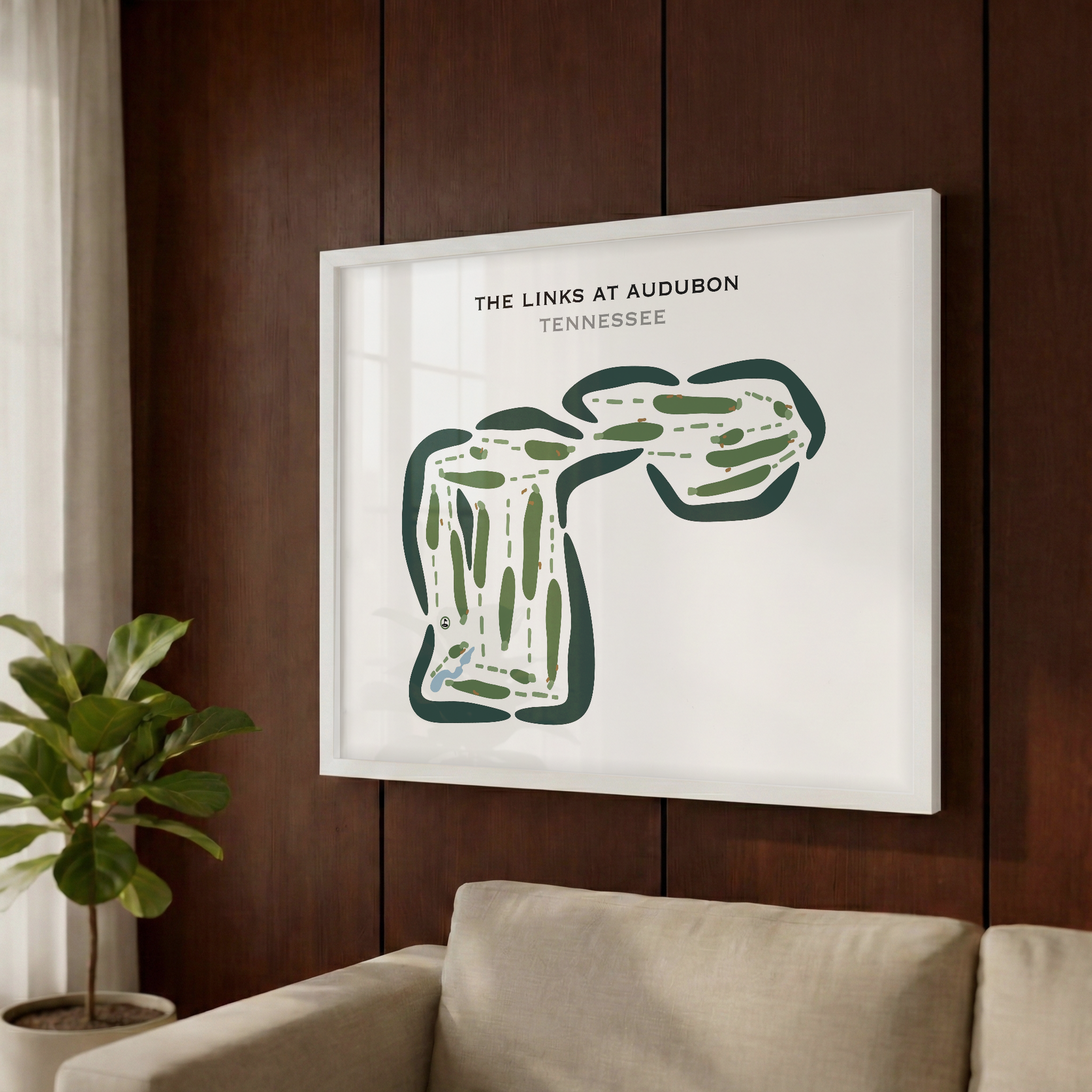 The Links at Audobon, Tennessee - Printed Golf Courses