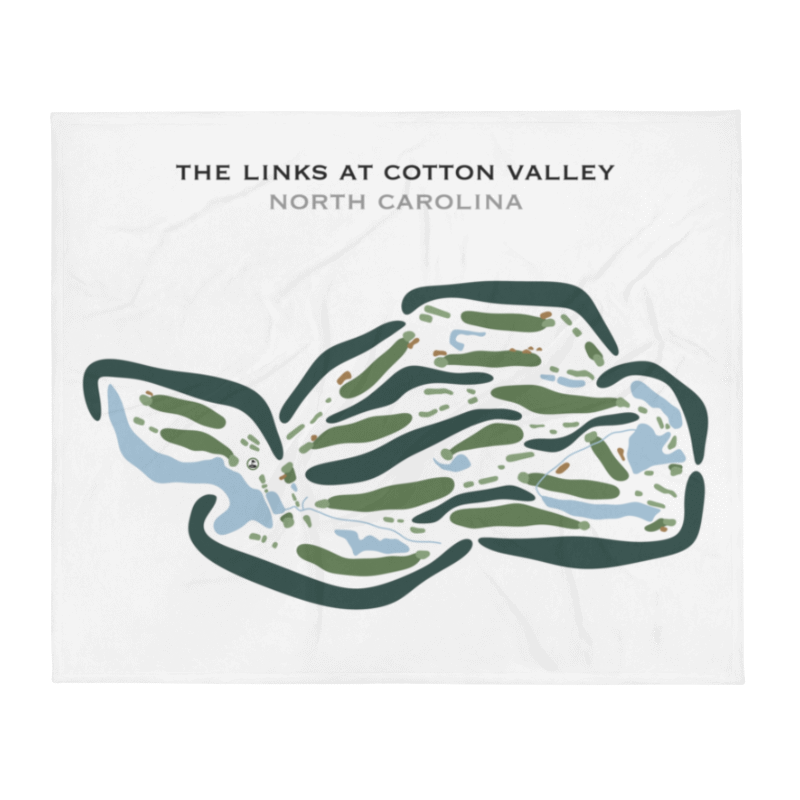 The links at Cotton Valley, North Carolina - Printed Golf Courses