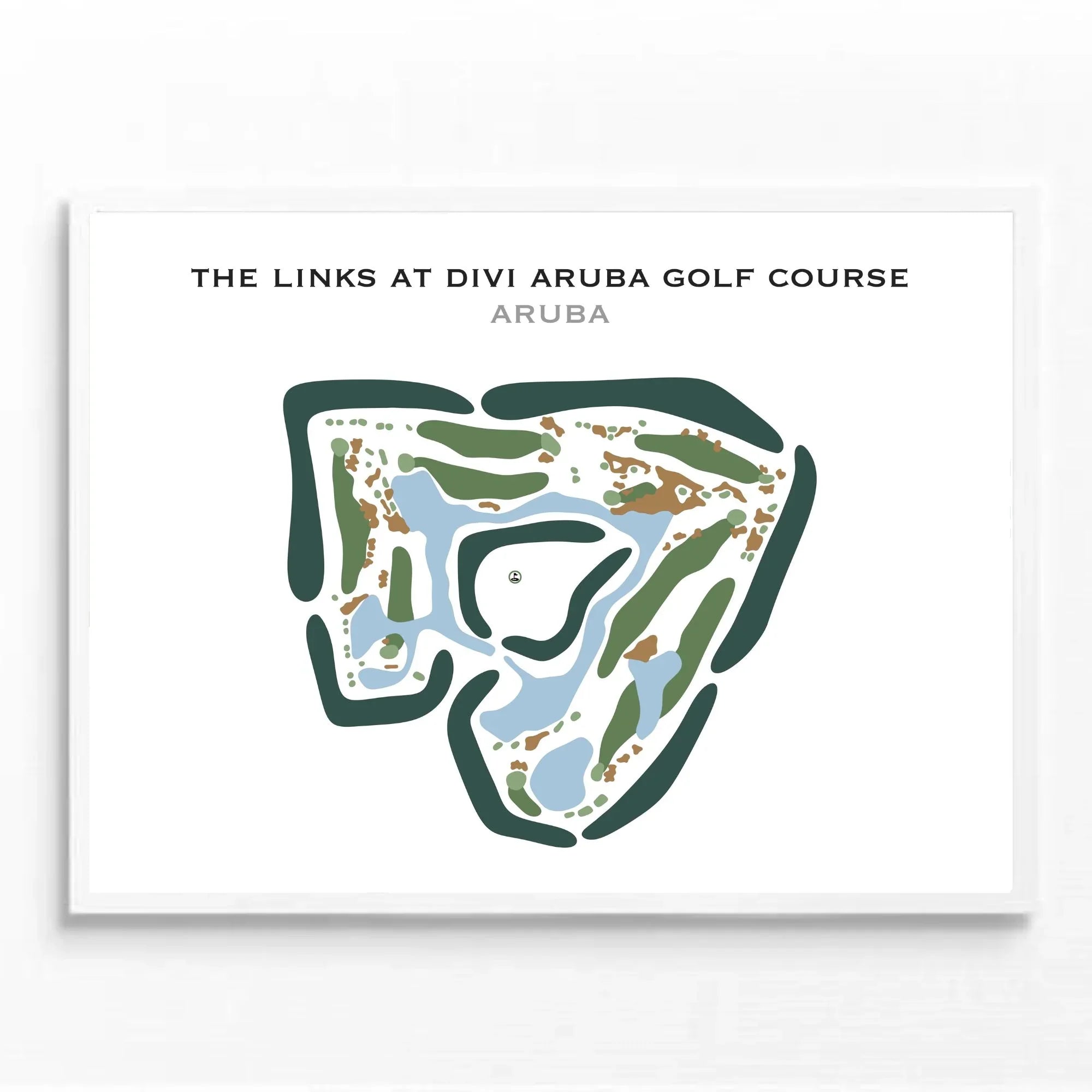 The Links at Divi Aruba Golf Course, Aruba - Printed Golf Courses