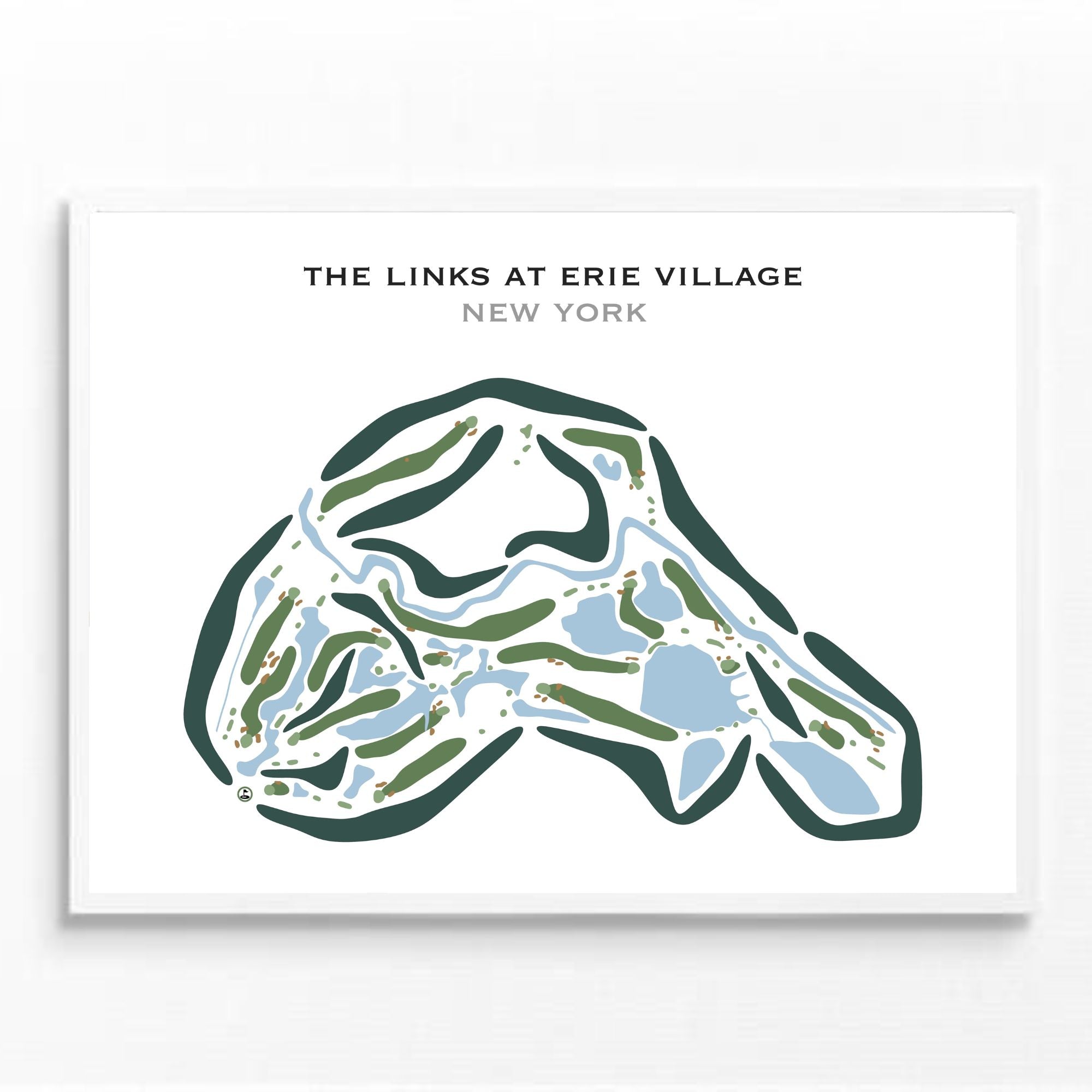 The Links at Erie Village, New York - Printed Golf Courses