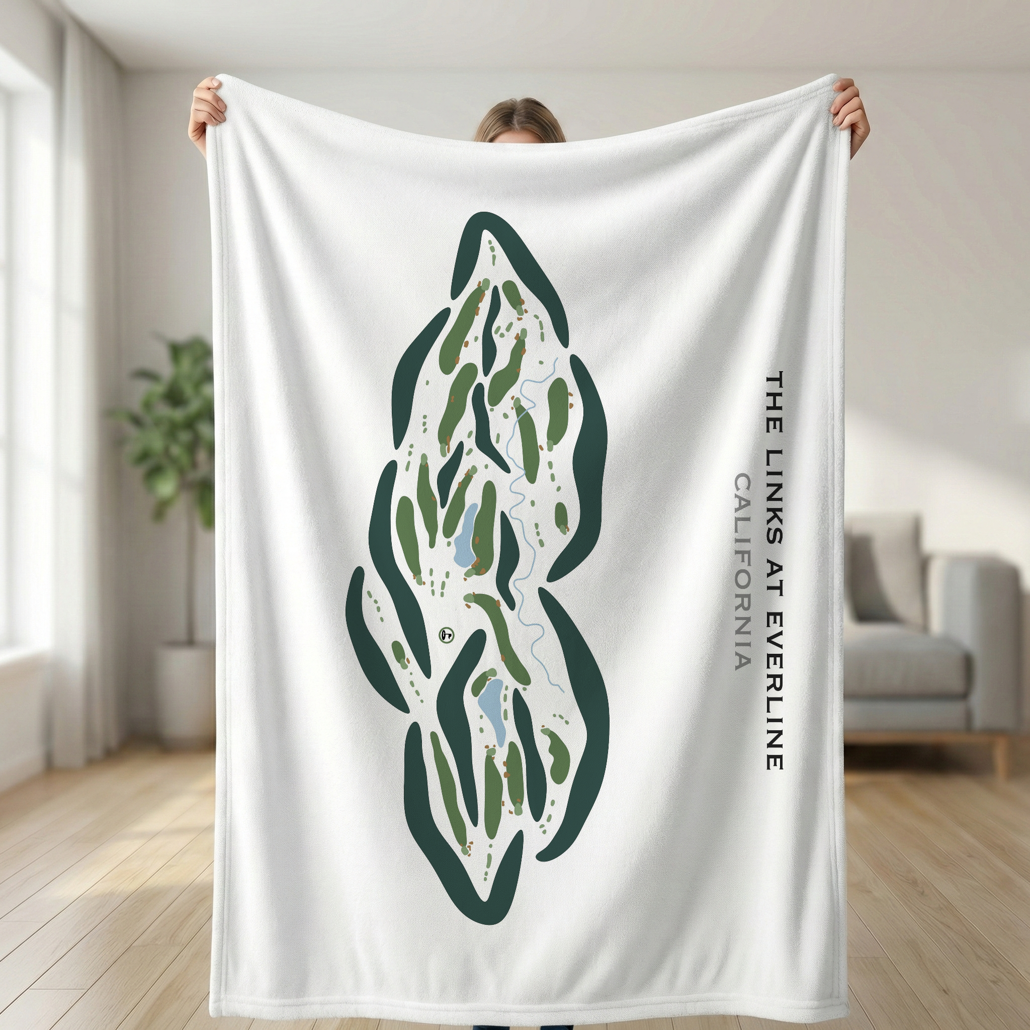 The Links at Everline, California - Printed Golf Courses
