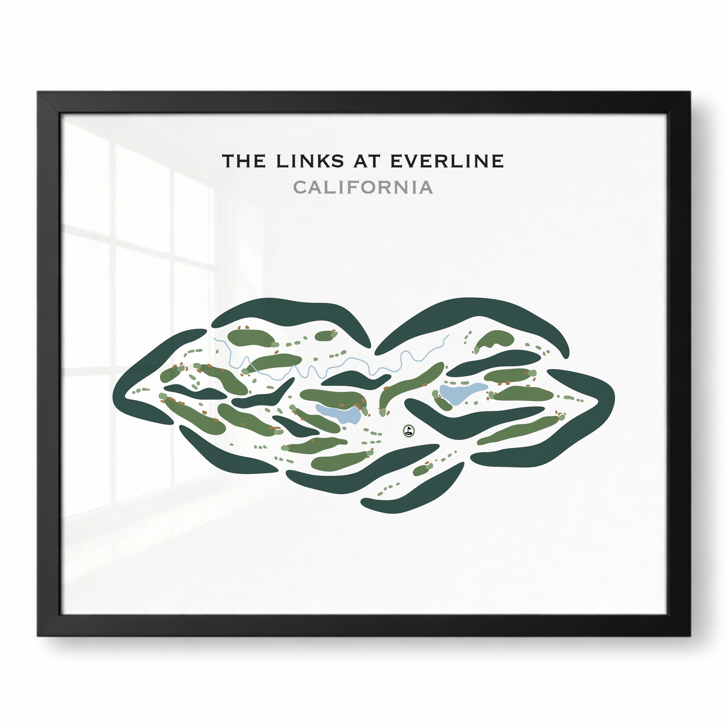 The Links at Everline, California - Printed Golf Courses
