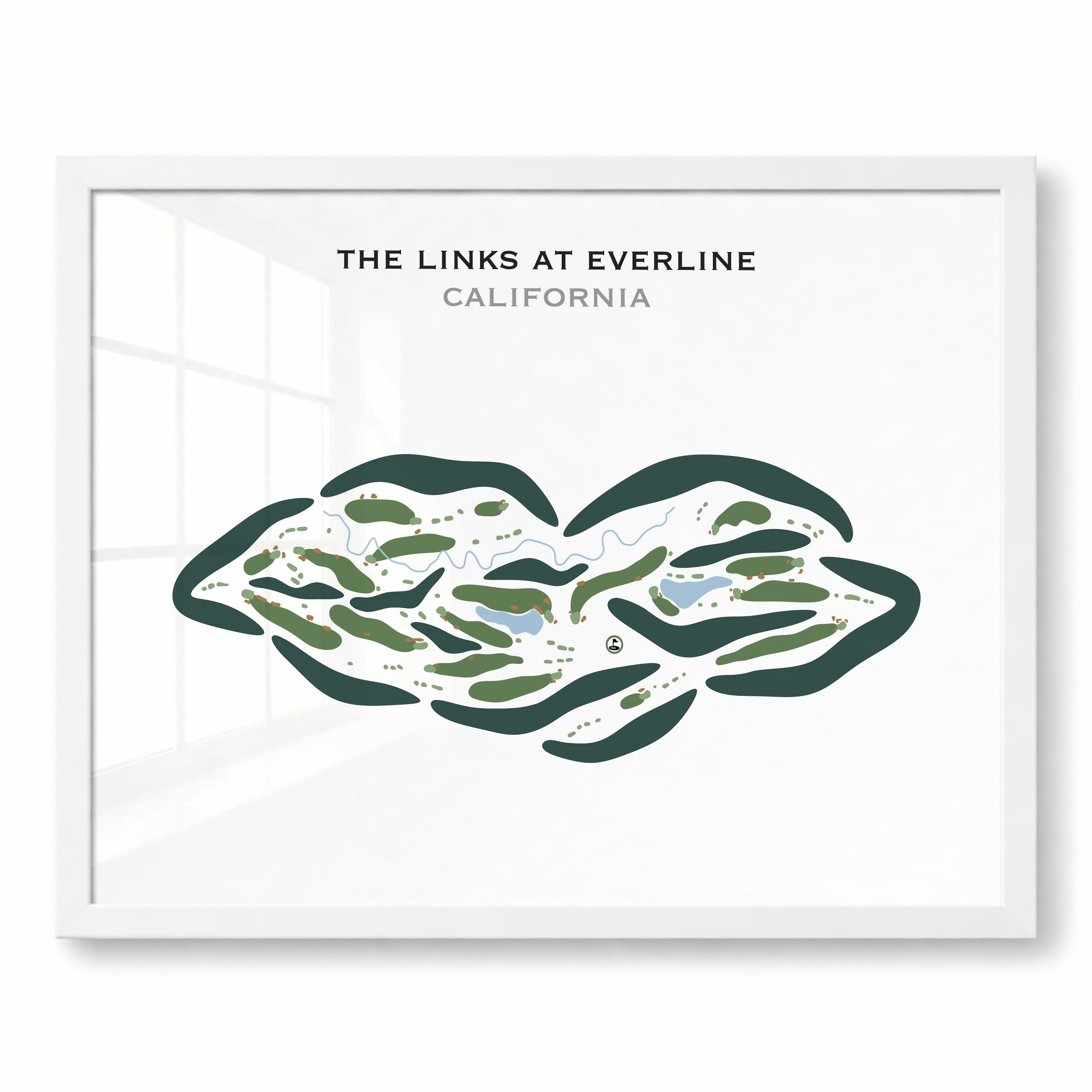 The Links at Everline, California - Printed Golf Courses
