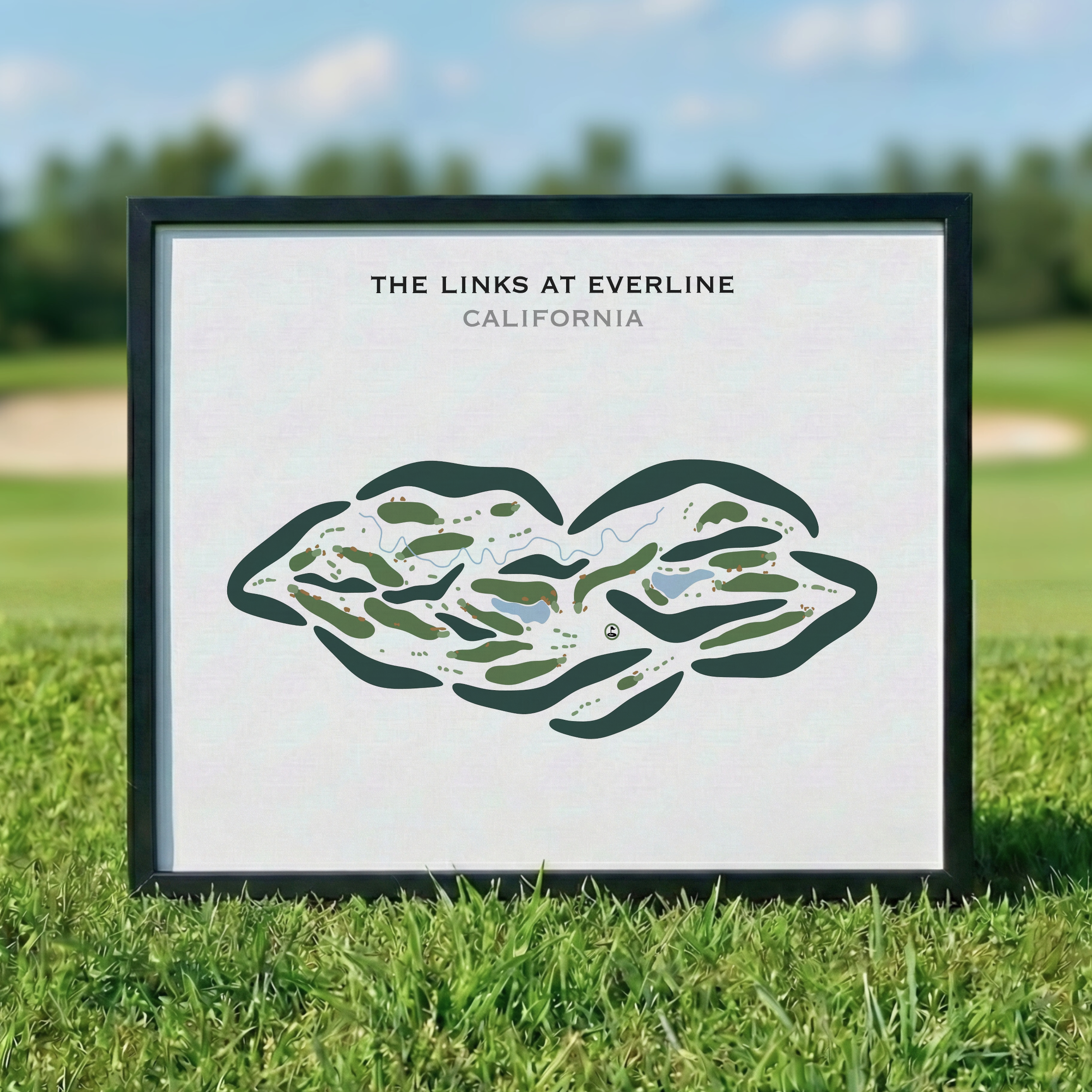 The Links at Everline, California - Printed Golf Courses