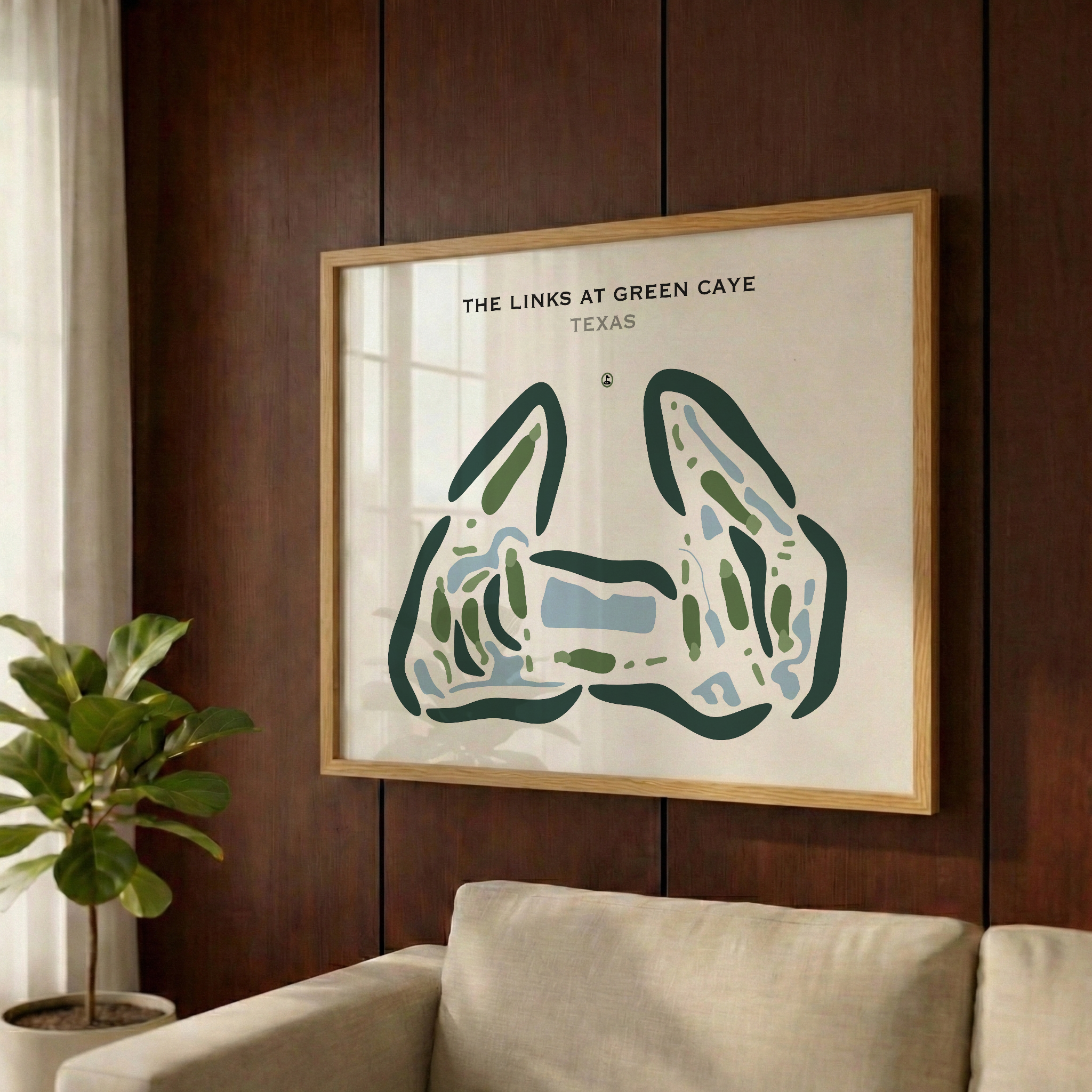 The Links at Green Caye, Texas - Printed Golf Courses