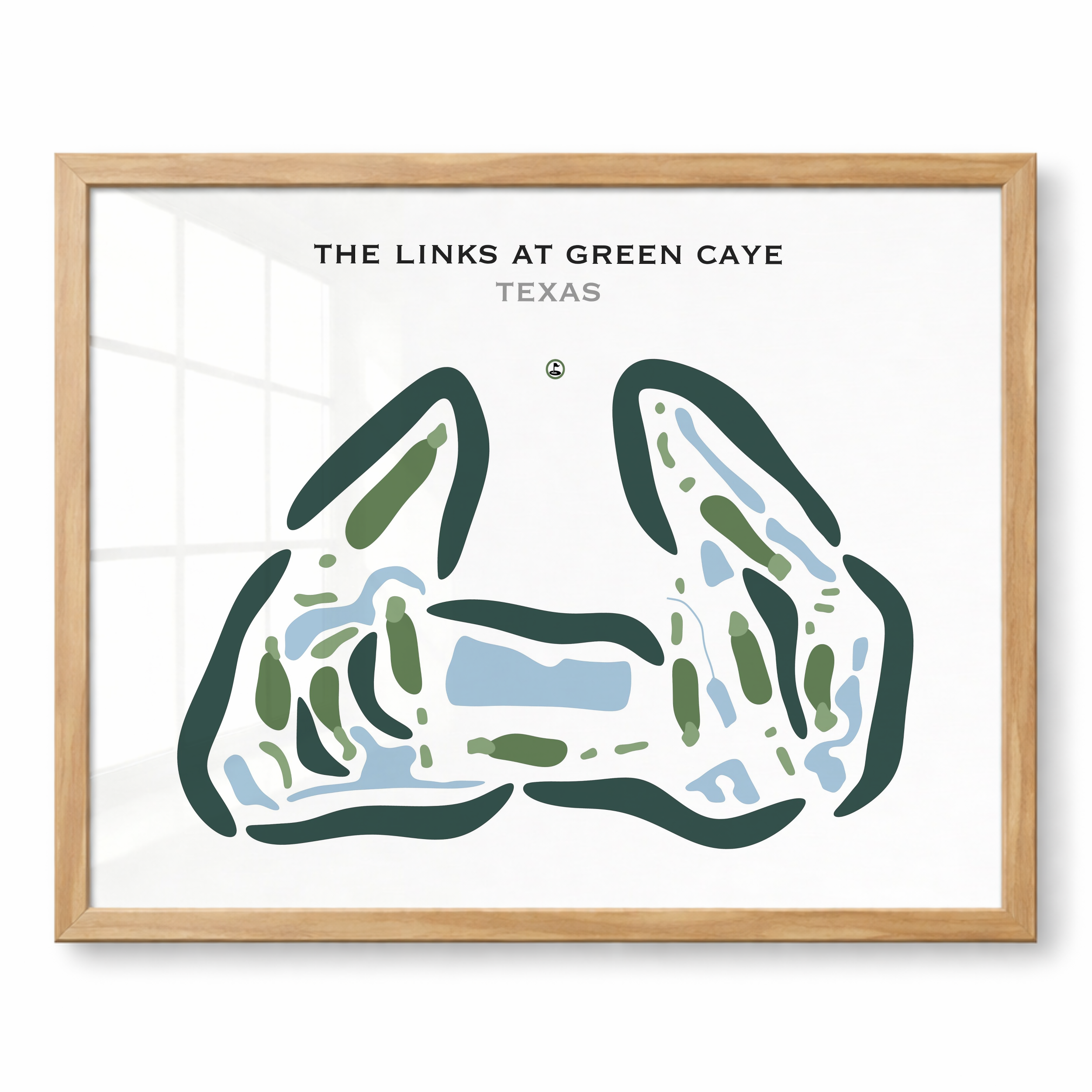 The Links at Green Caye, Texas - Printed Golf Courses