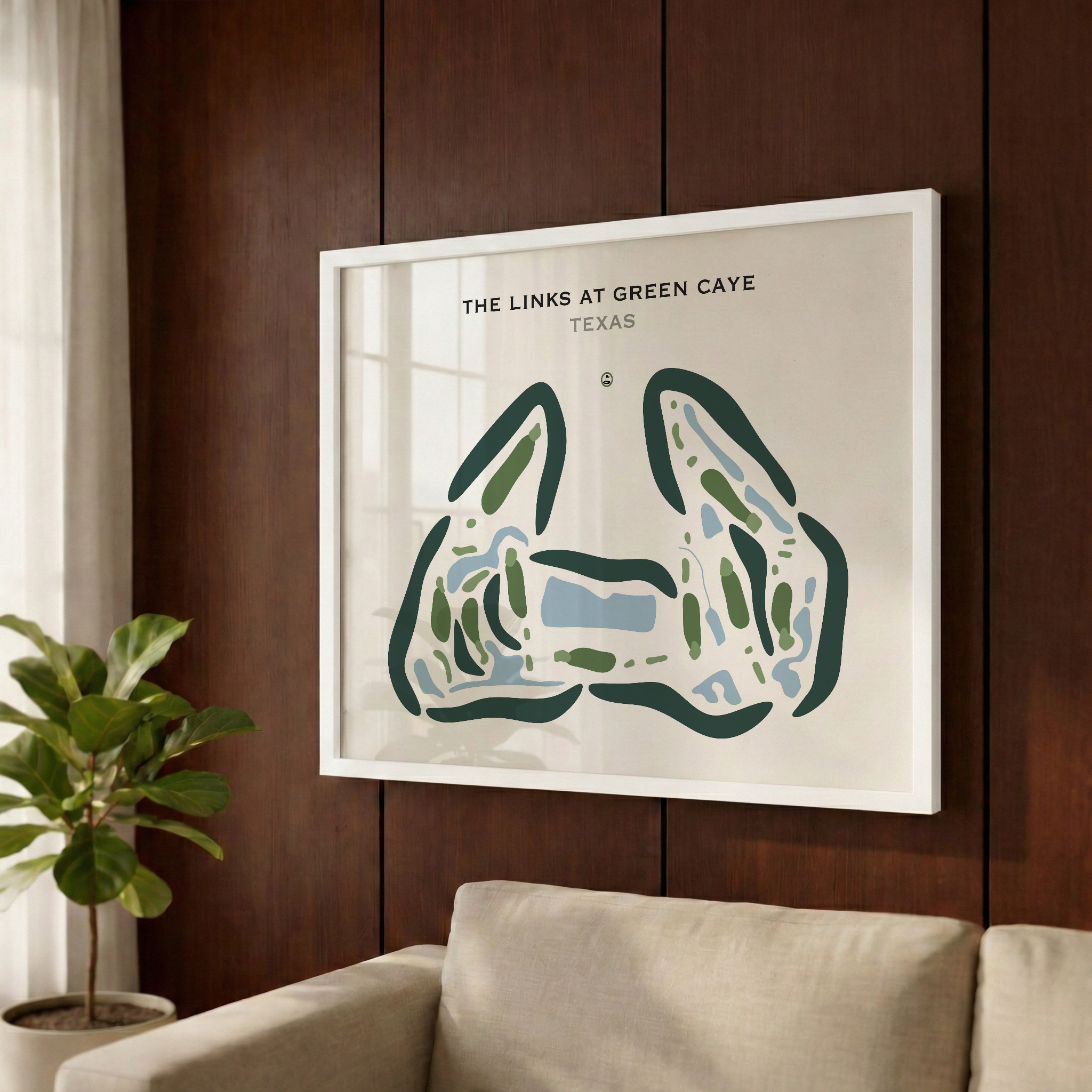 The Links at Green Caye, Texas - Printed Golf Courses