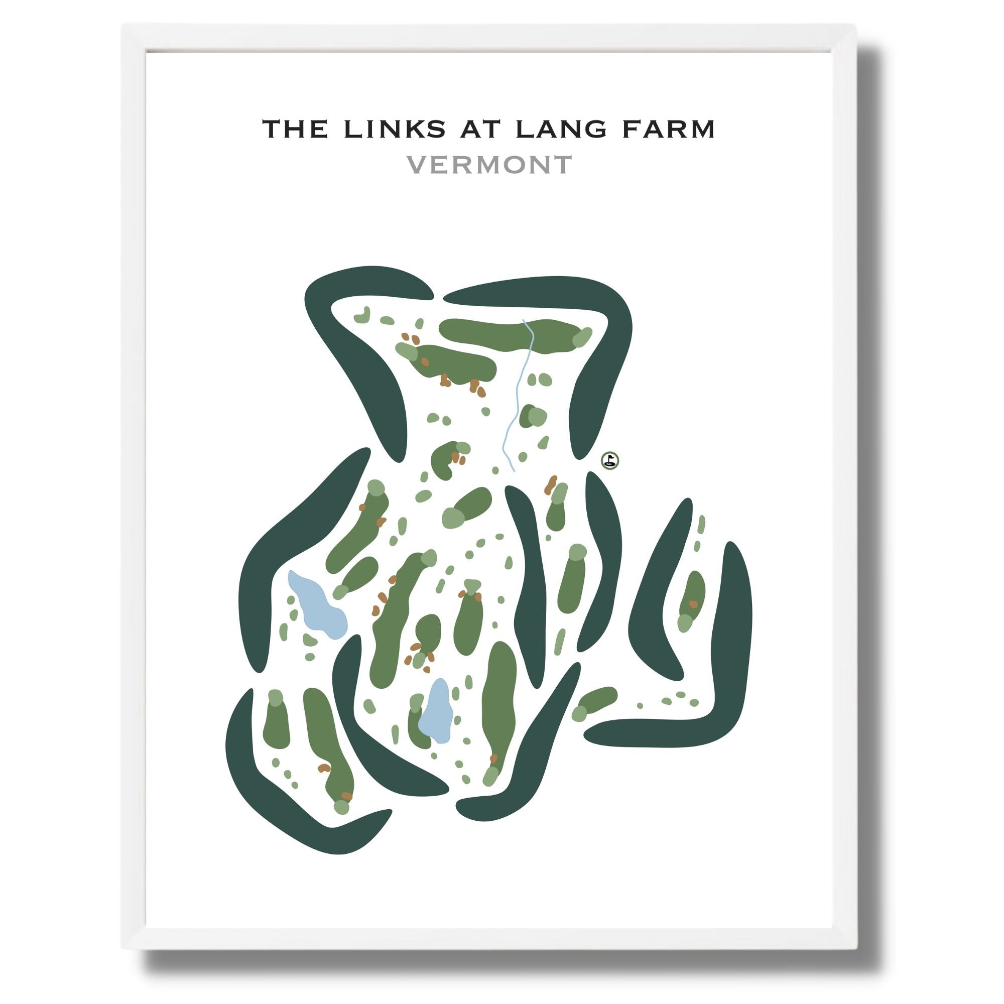The Links at Lang Farm, Vermont - Printed Golf Courses