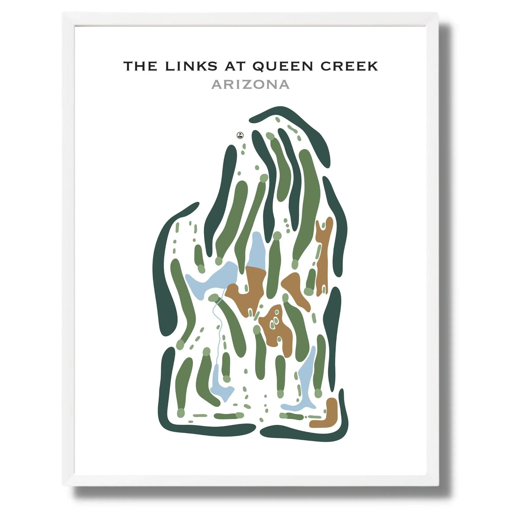 The Links at Queen Creek, Arizona - Printed Golf Course