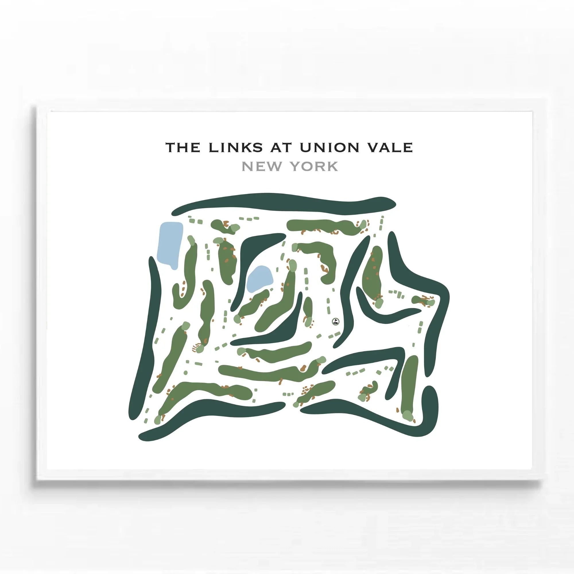 The Links at Union Vale, New York - Printed Golf Course