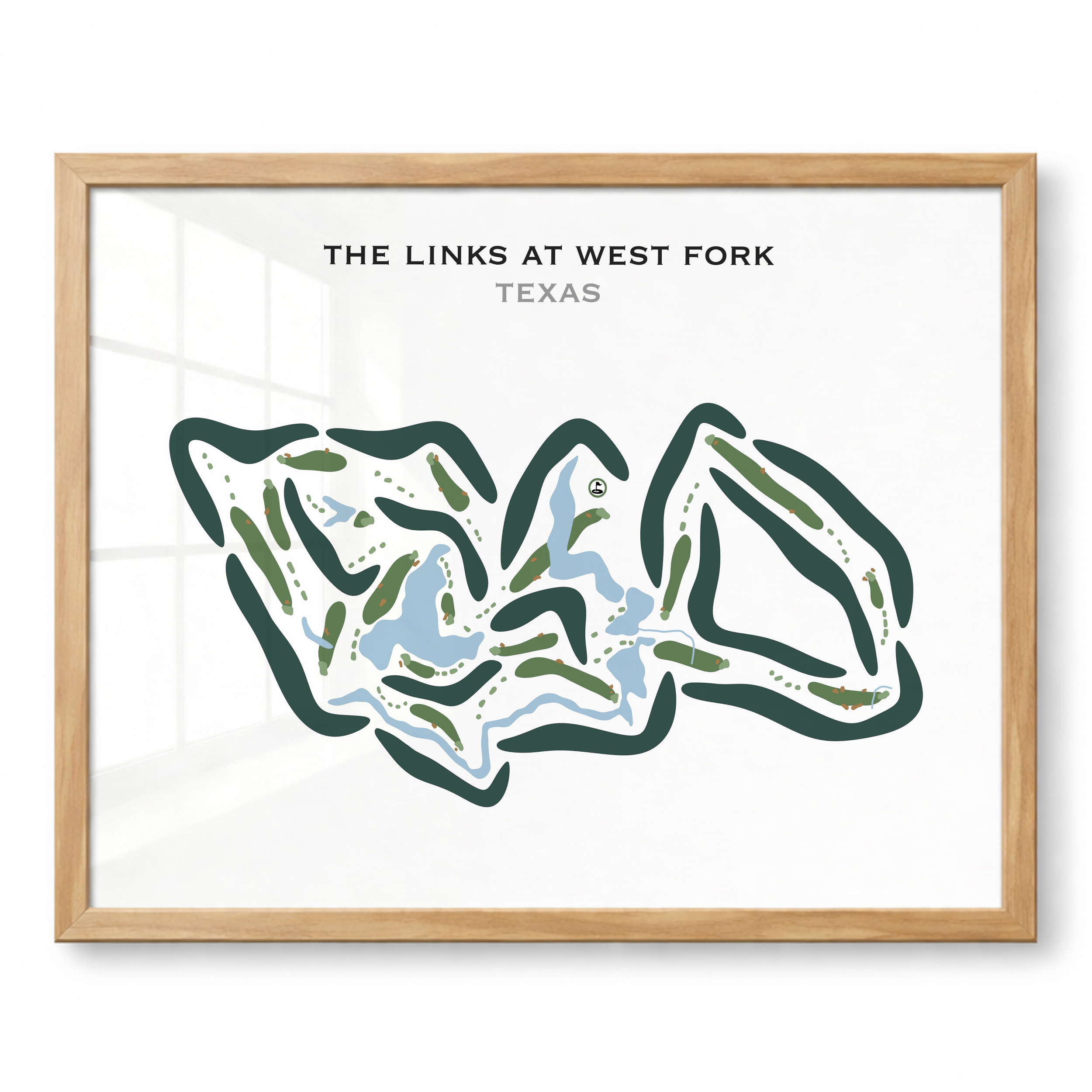 The Links at West Fork, Texas - Printed Golf Courses