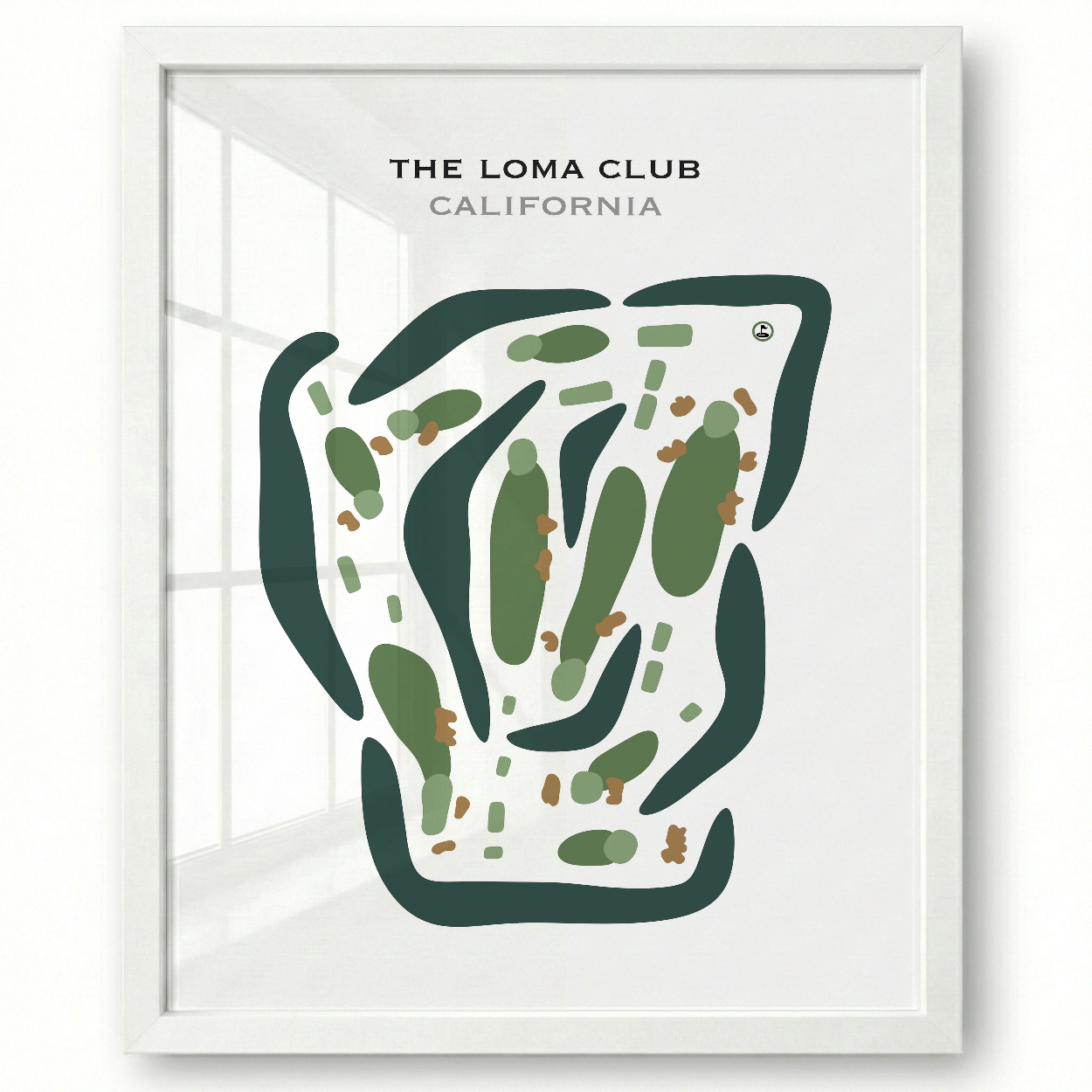The Loma Club, California - Printed Golf Courses