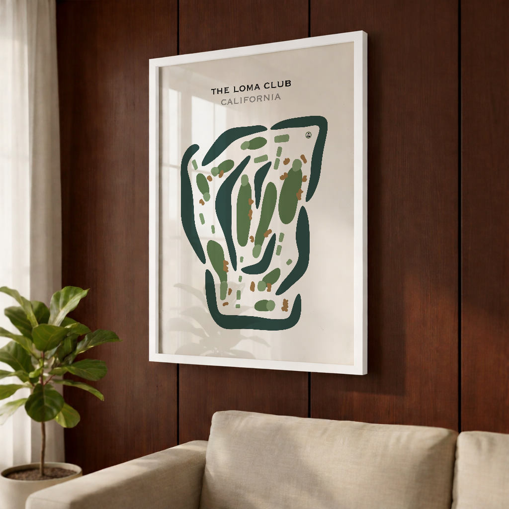 The Loma Club, California - Printed Golf Courses