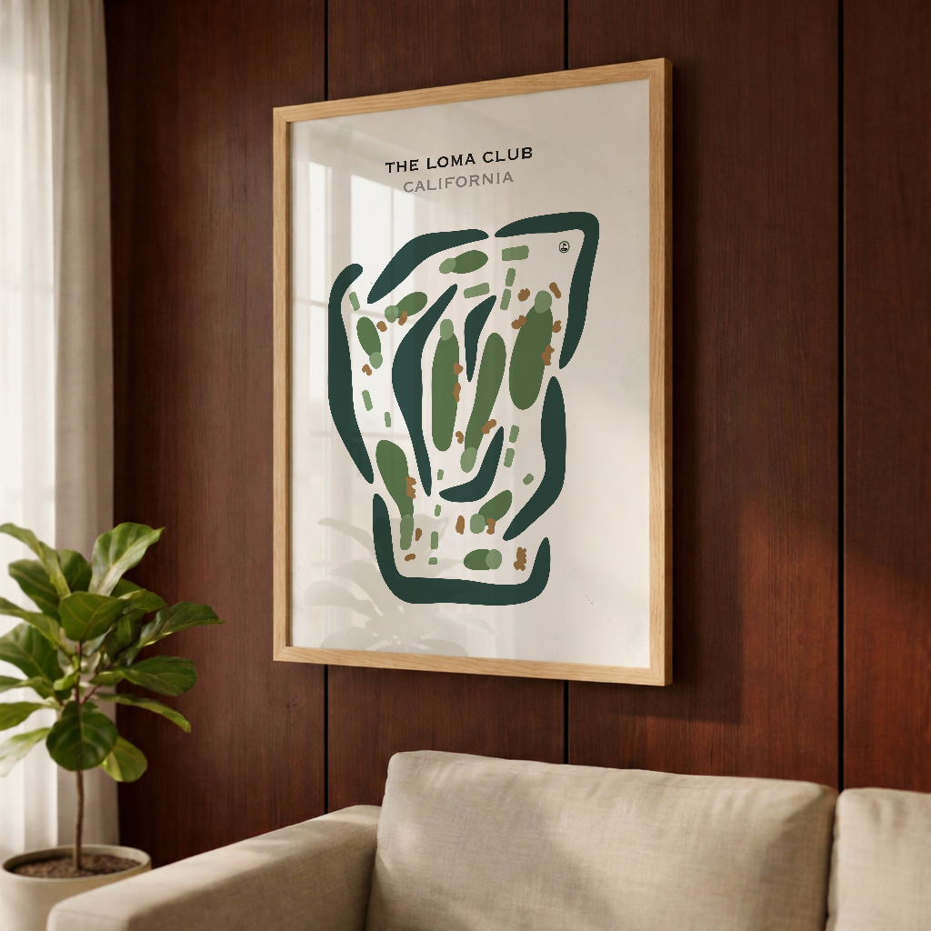 The Loma Club, California - Printed Golf Courses